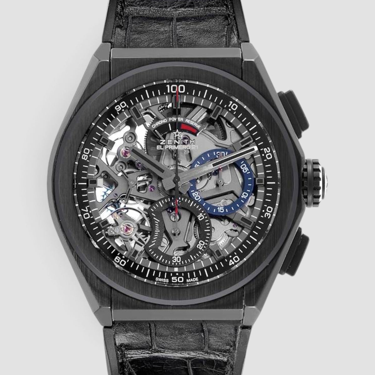 Defy El Primero 21 Ceramic Skeleton Chronograph
