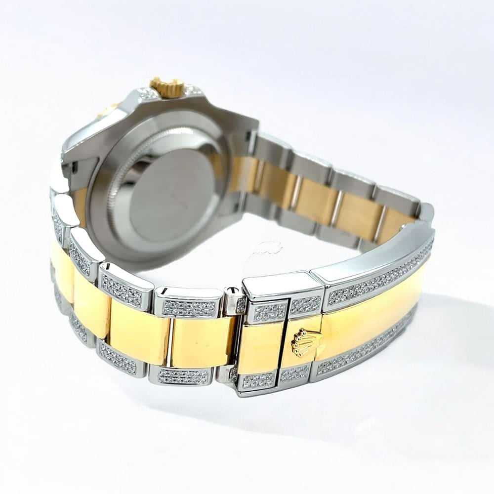 Submariner Date – Oyster – Custom Diamond & Black Onyx Bezel - Iced out