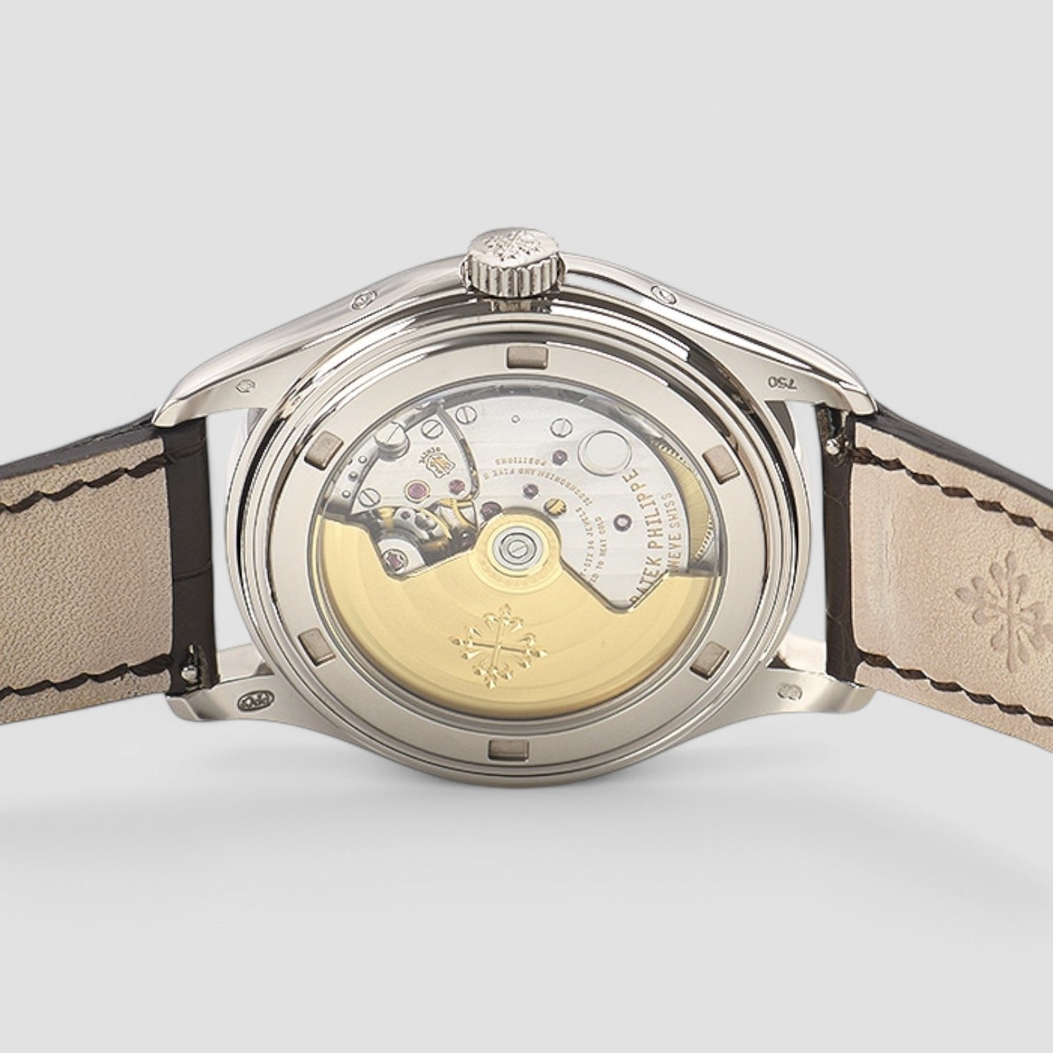 Annual Calendar 18K White Gold Slate Dial