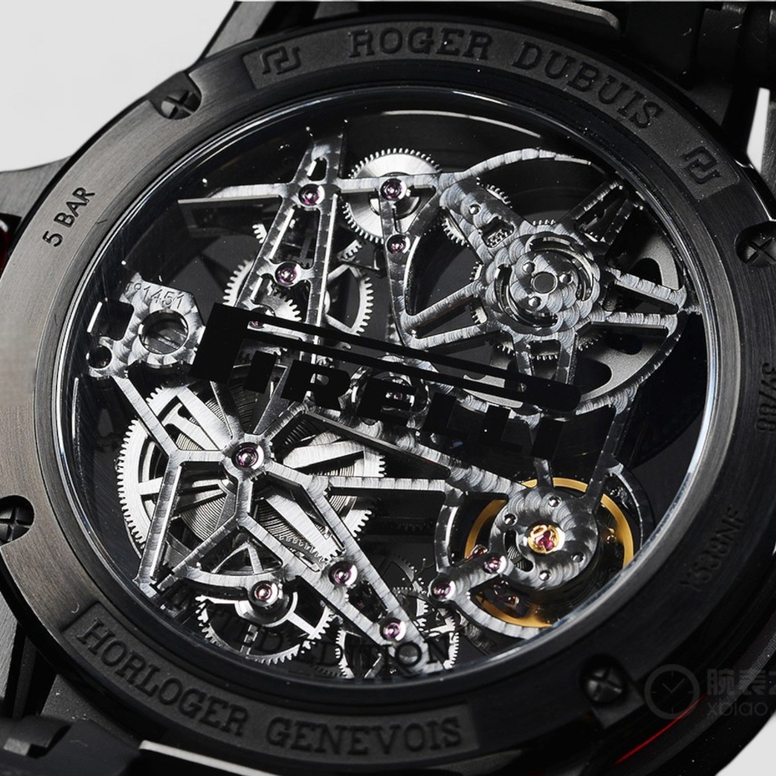 Excalibur Spider Pirelli Automatic Skeleton Men's Watch