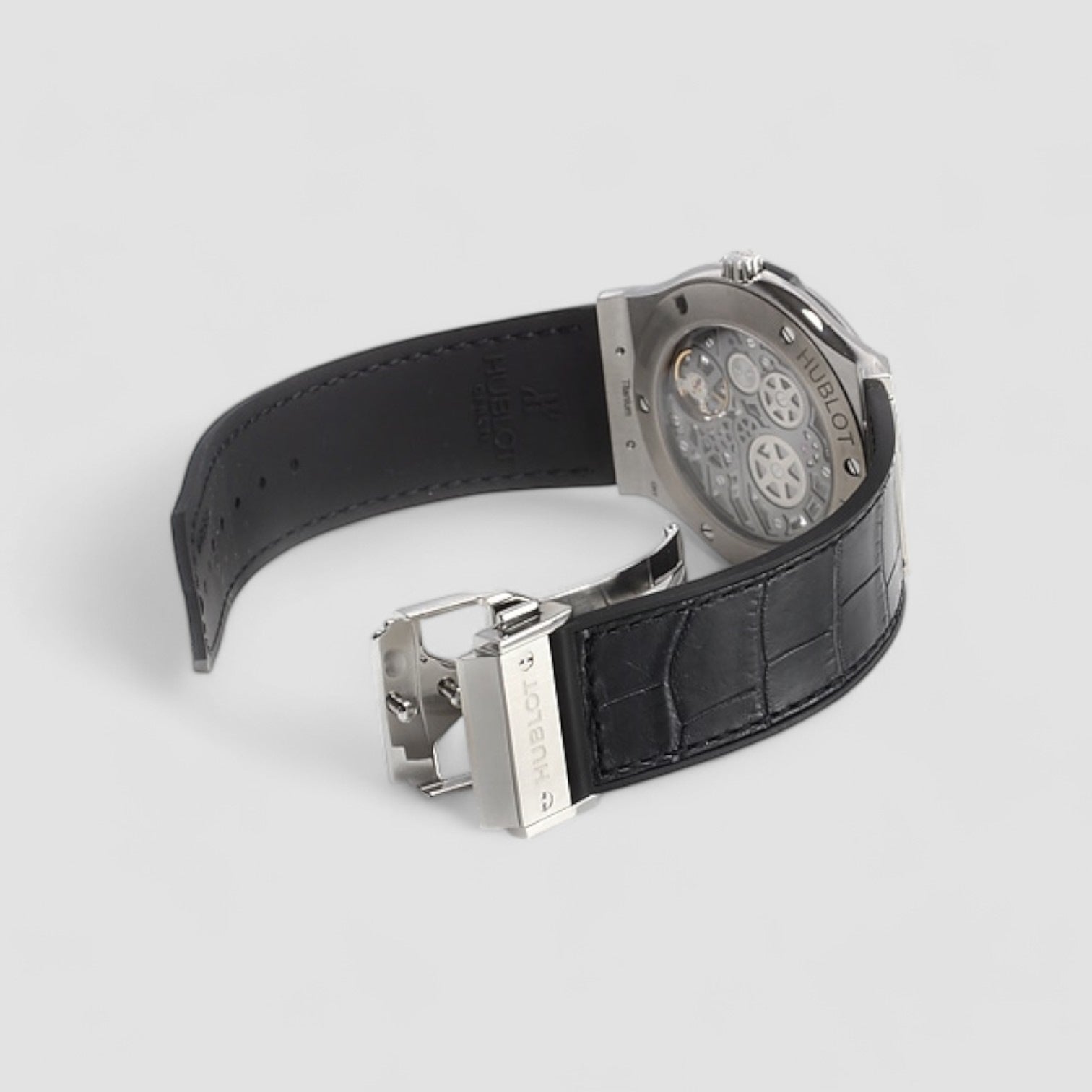 Classic Fusion Classico Skeleton Index Titanium & Leather 45mm