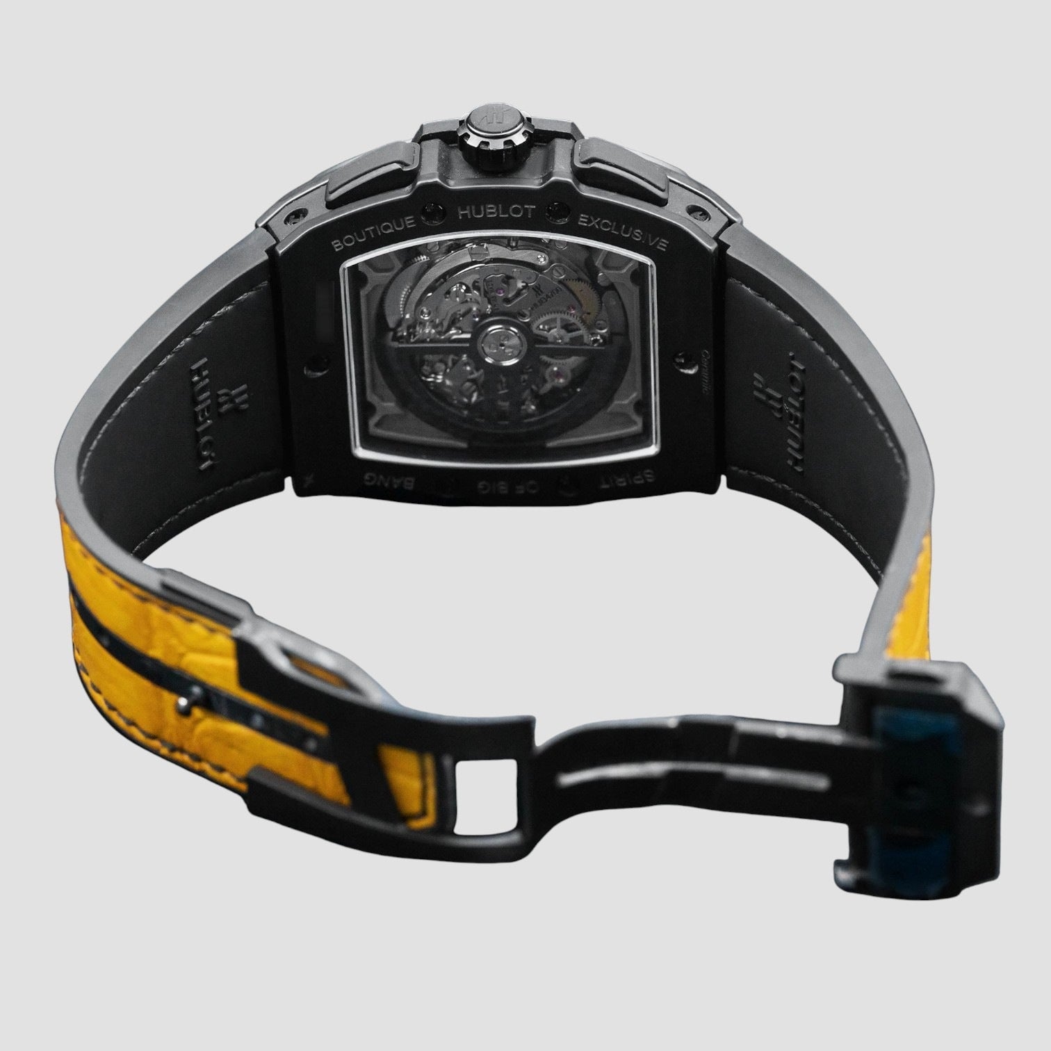 Spirit Of Big Bang All Black and Yellow Chronograph 45mm