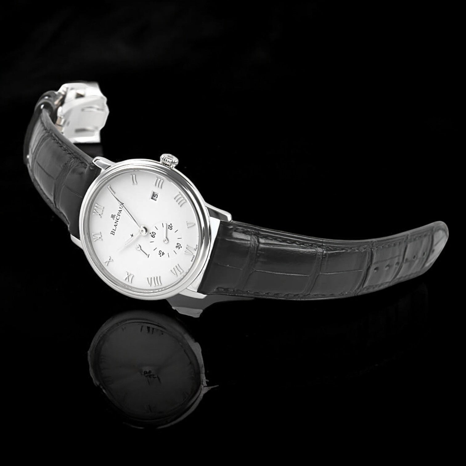 Villeret Ultra-Slim Small Seconds Date & Power Reserve SS Manual Wind 40MM