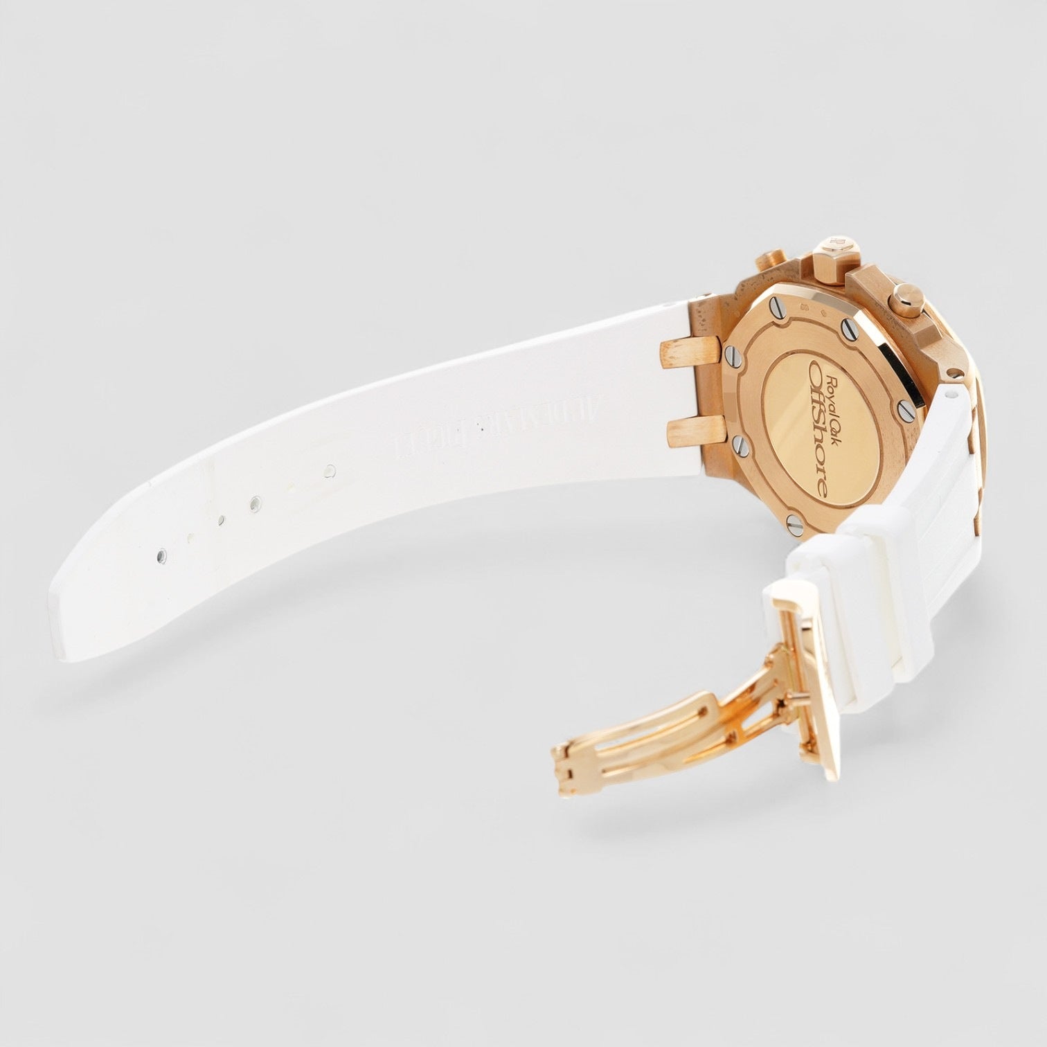 Royal Oak Offshore Silver Dial Automatic Ladies Chronograph Watch
