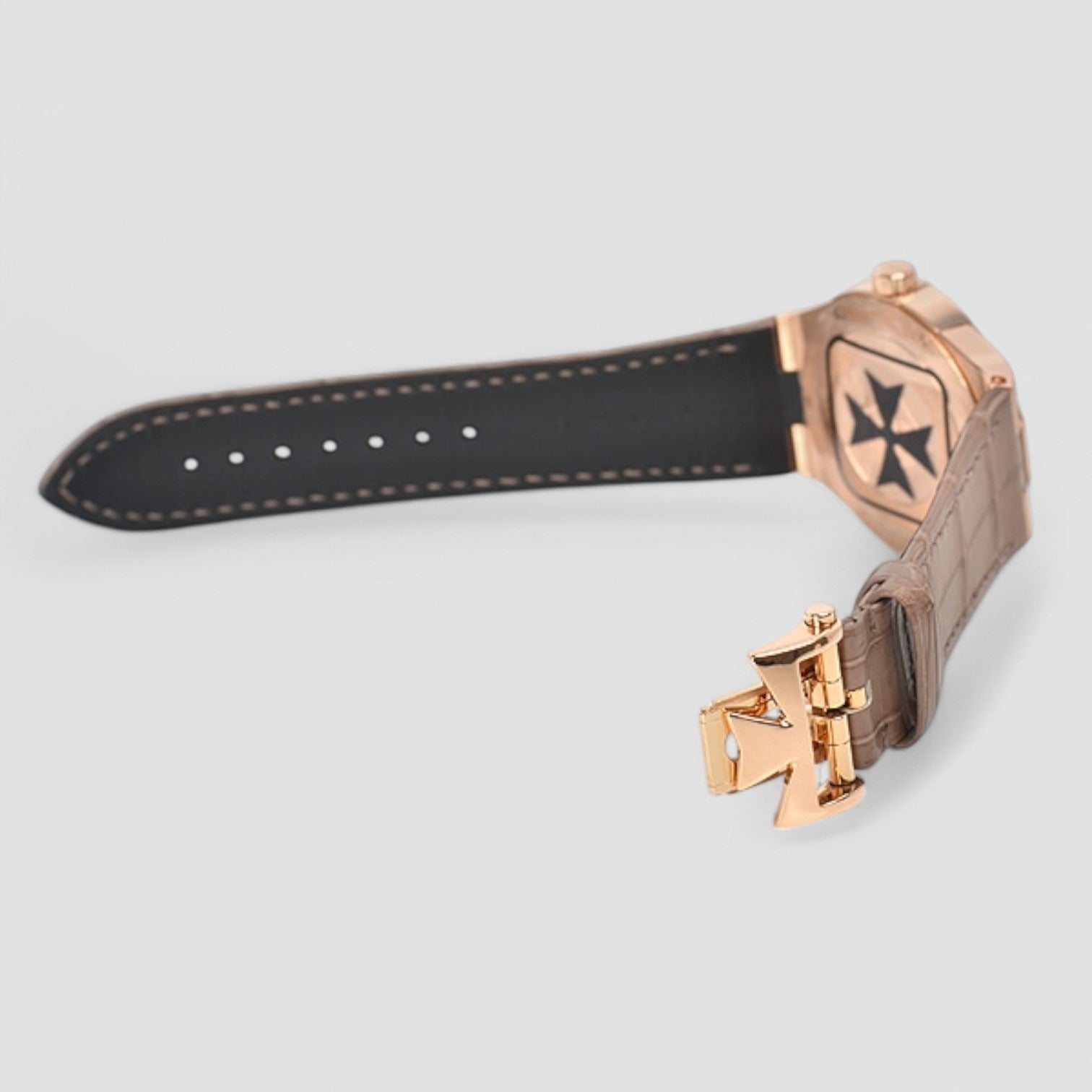 Overseas Silver Tone Dial Ladies Watch