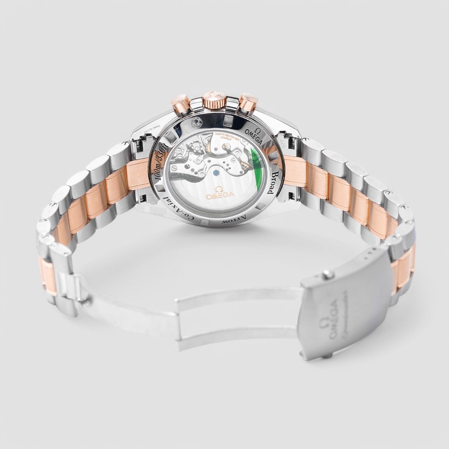 Speedmaster Broad Arrow 1957 SS / 18k RG