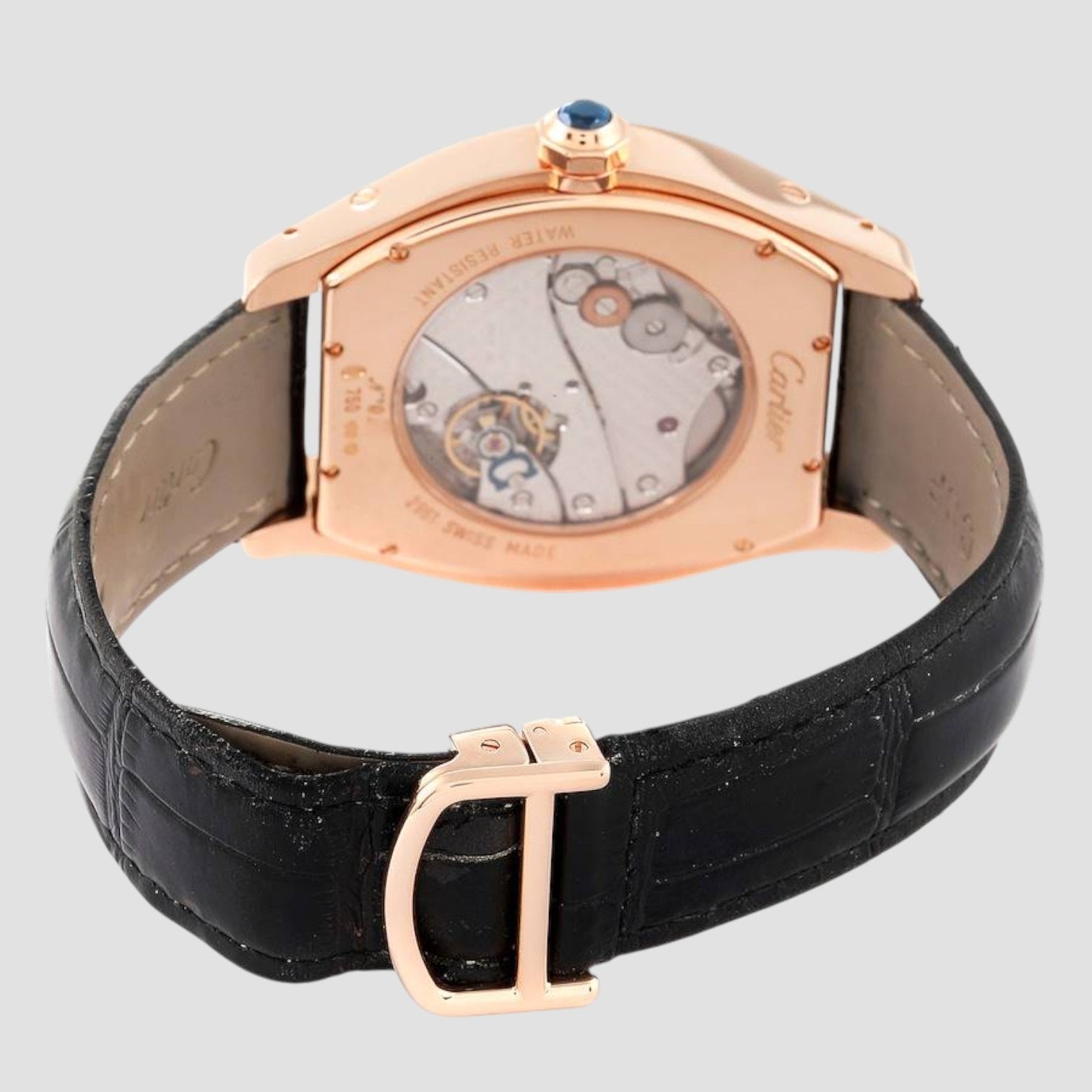 Tortue XL GMT Day-Night Rose Gold Mens Watch