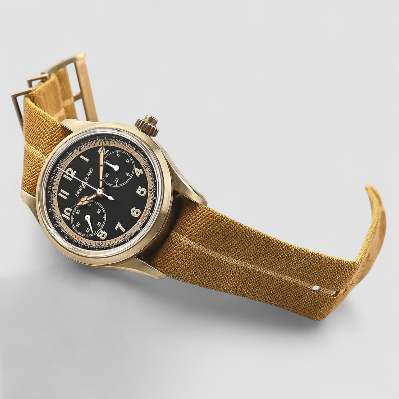 Monopusher Chronograph Automatic Black Dial Watch