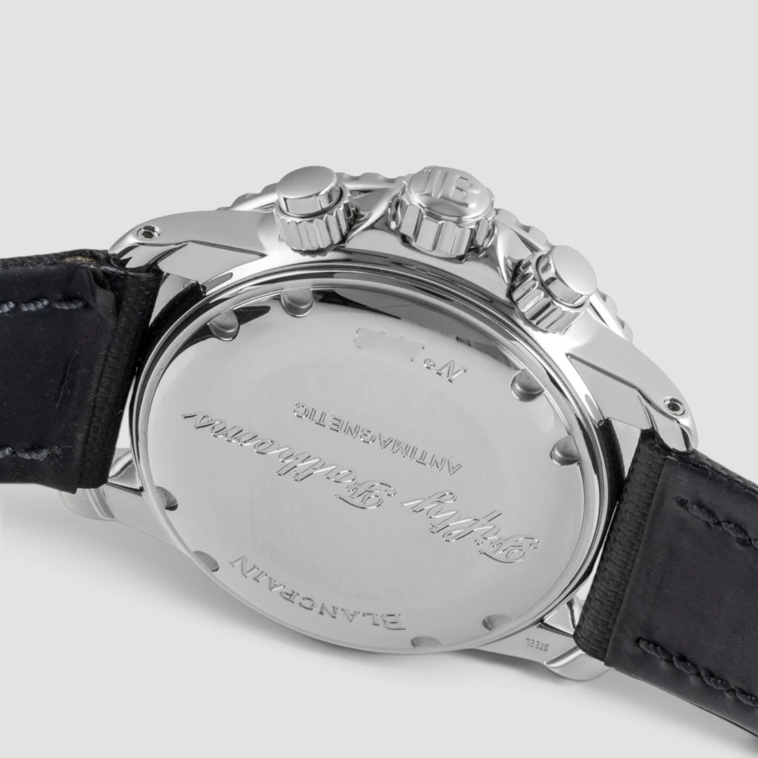 Fifty Fathoms chronograph steel automatic men's watch