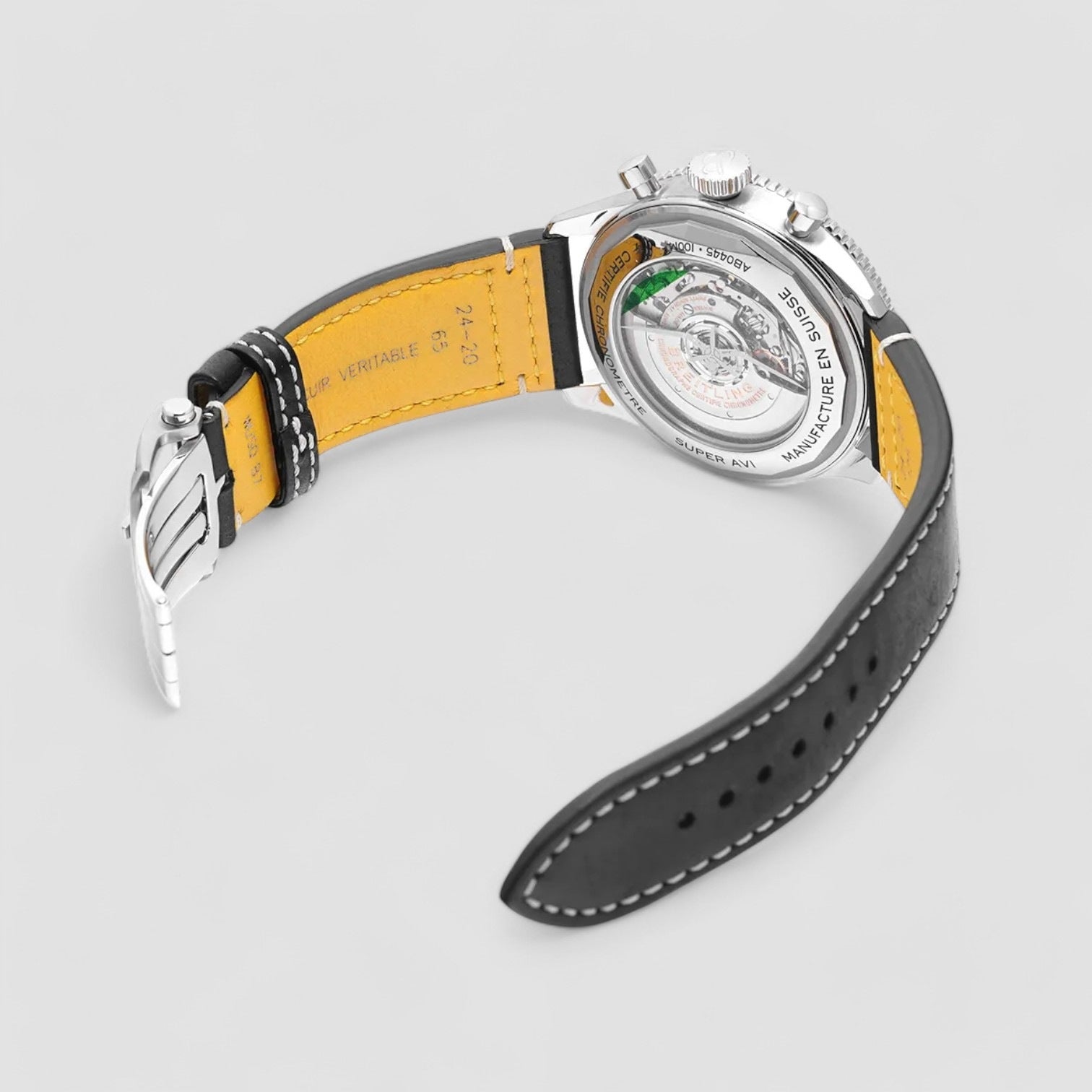 Super AVI Chronograph Blue Dial Men's Watch