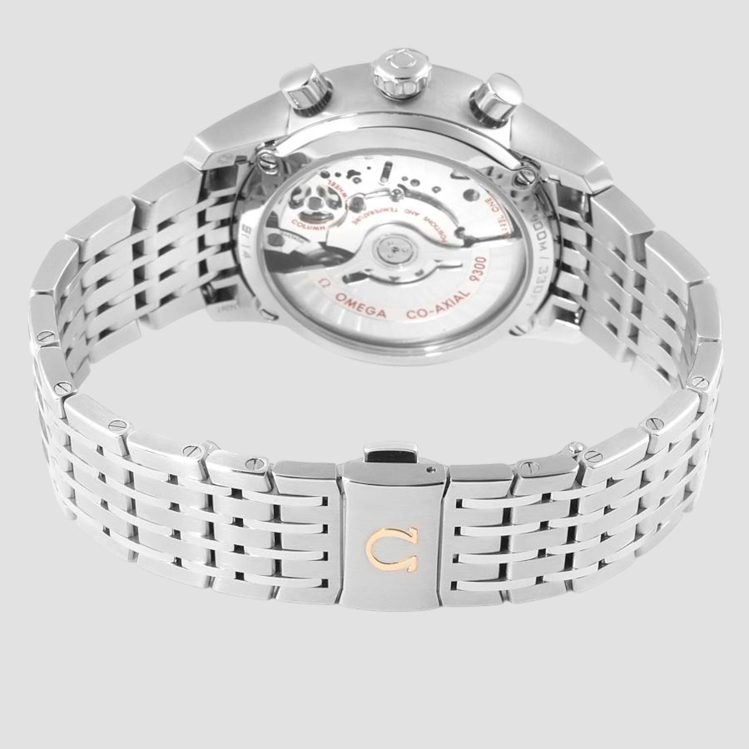 De Ville Co-Axial Chronograph Steel Mens Watch