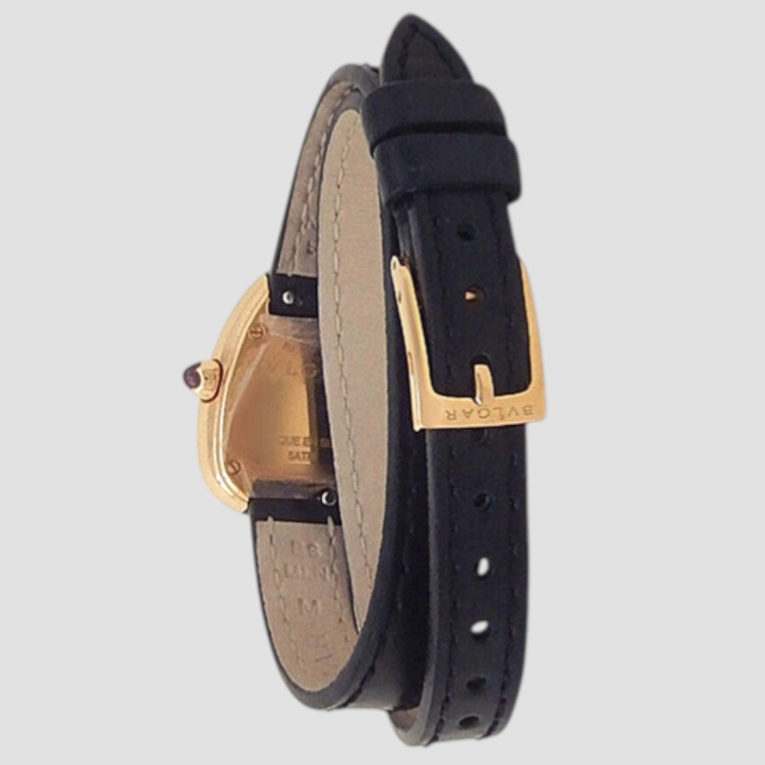 Serpenti Quartz Diamond Red Dial Ladies Watch