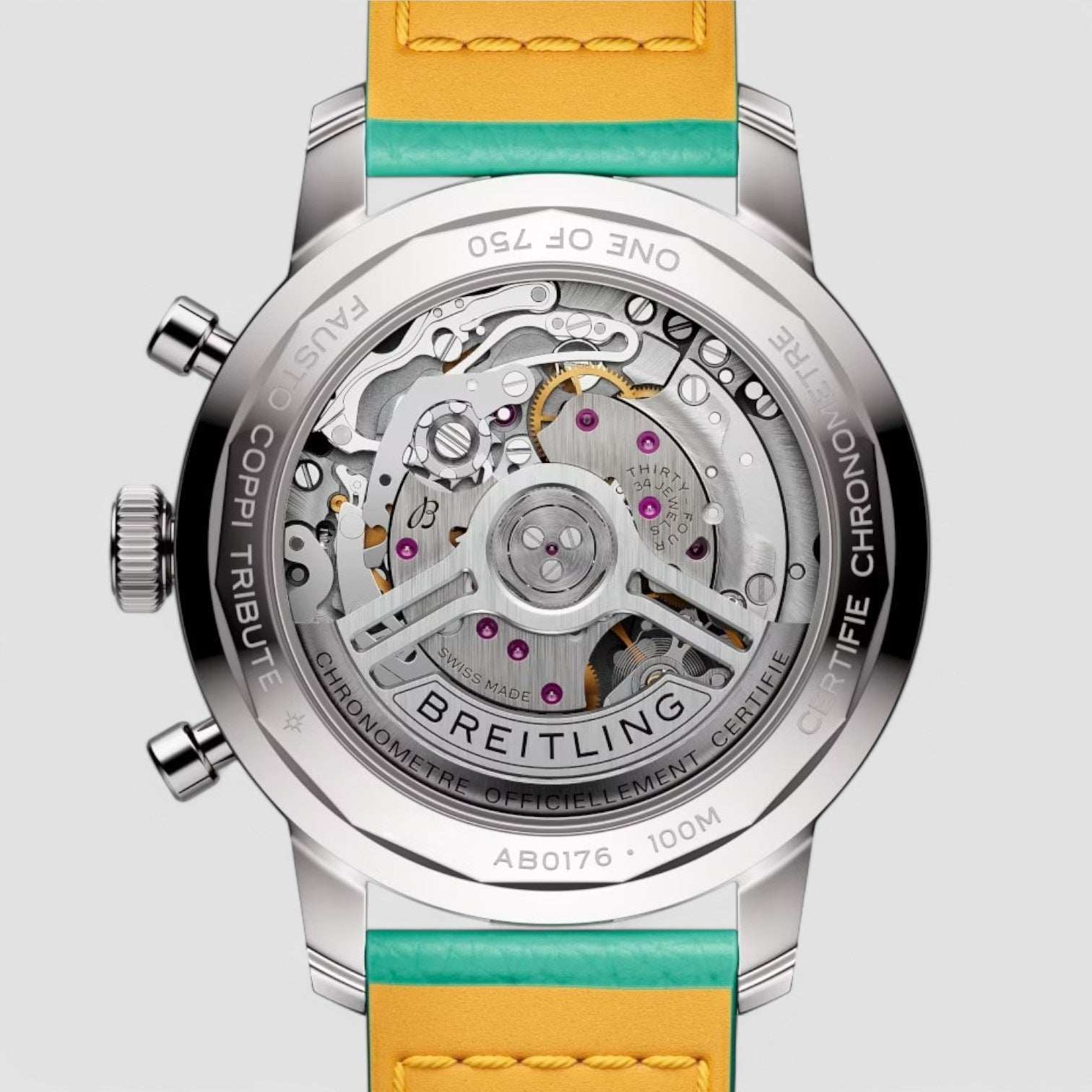 Fausto Coppi Chronograph Automatik Edelstahl 41mm