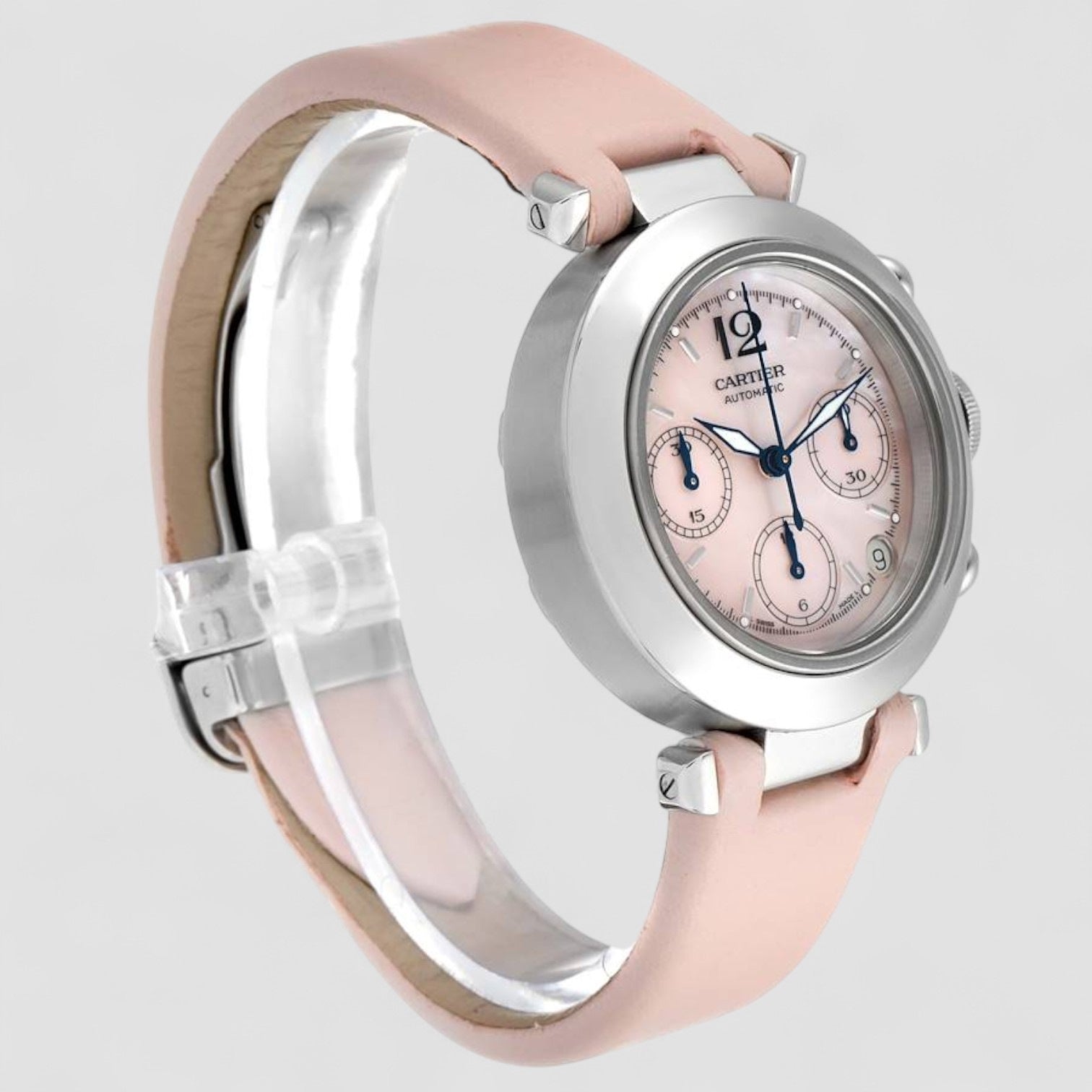 Pasha C Christmas Limited Edition MOP Steel Ladies Watch