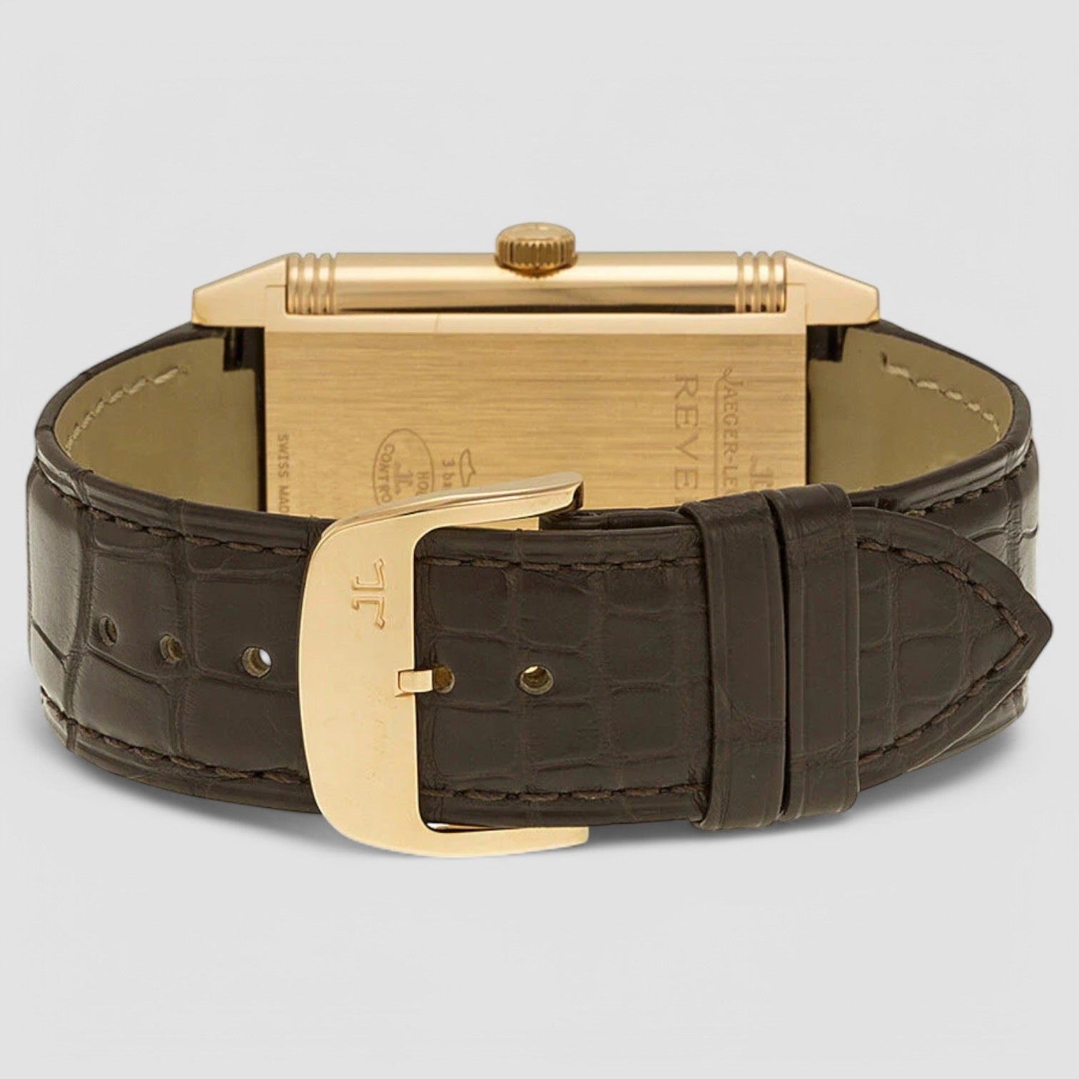 Grande Reverso 976 Classique Silver Dial 18K Rose Gold