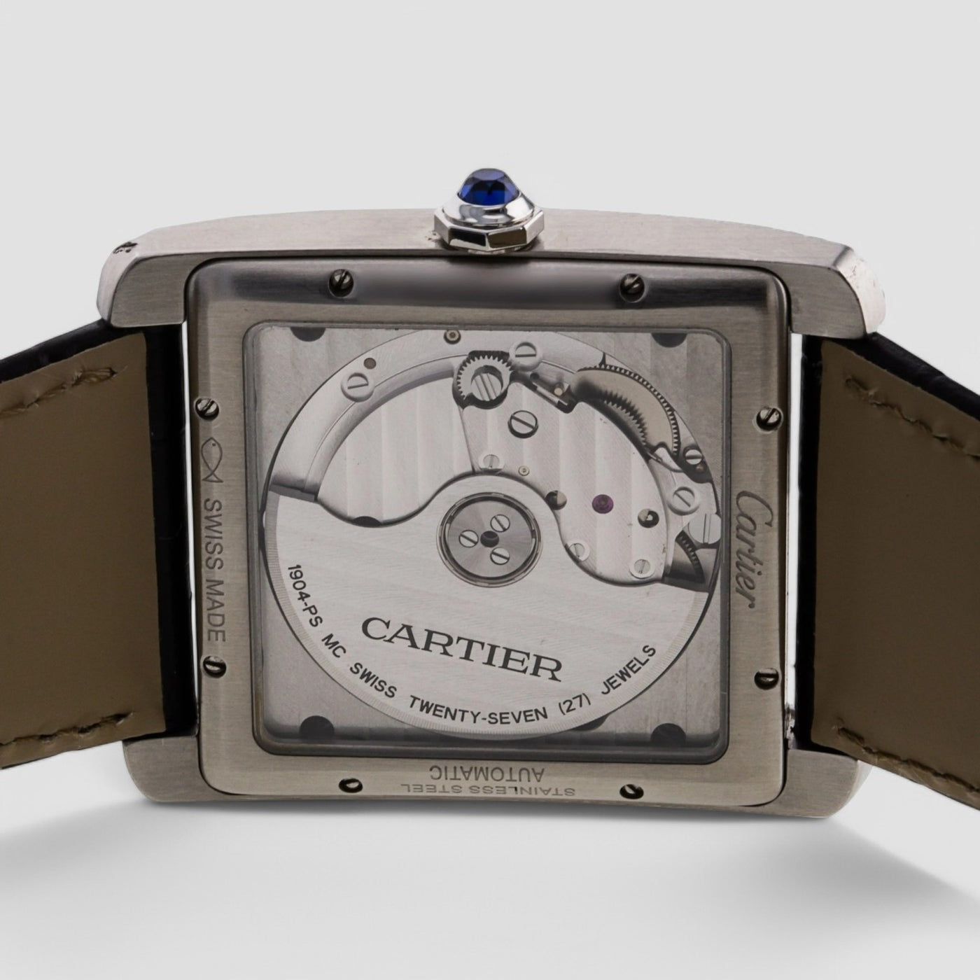 Tank MC Automatic 34.3 x 44mm Steel Silver Dial