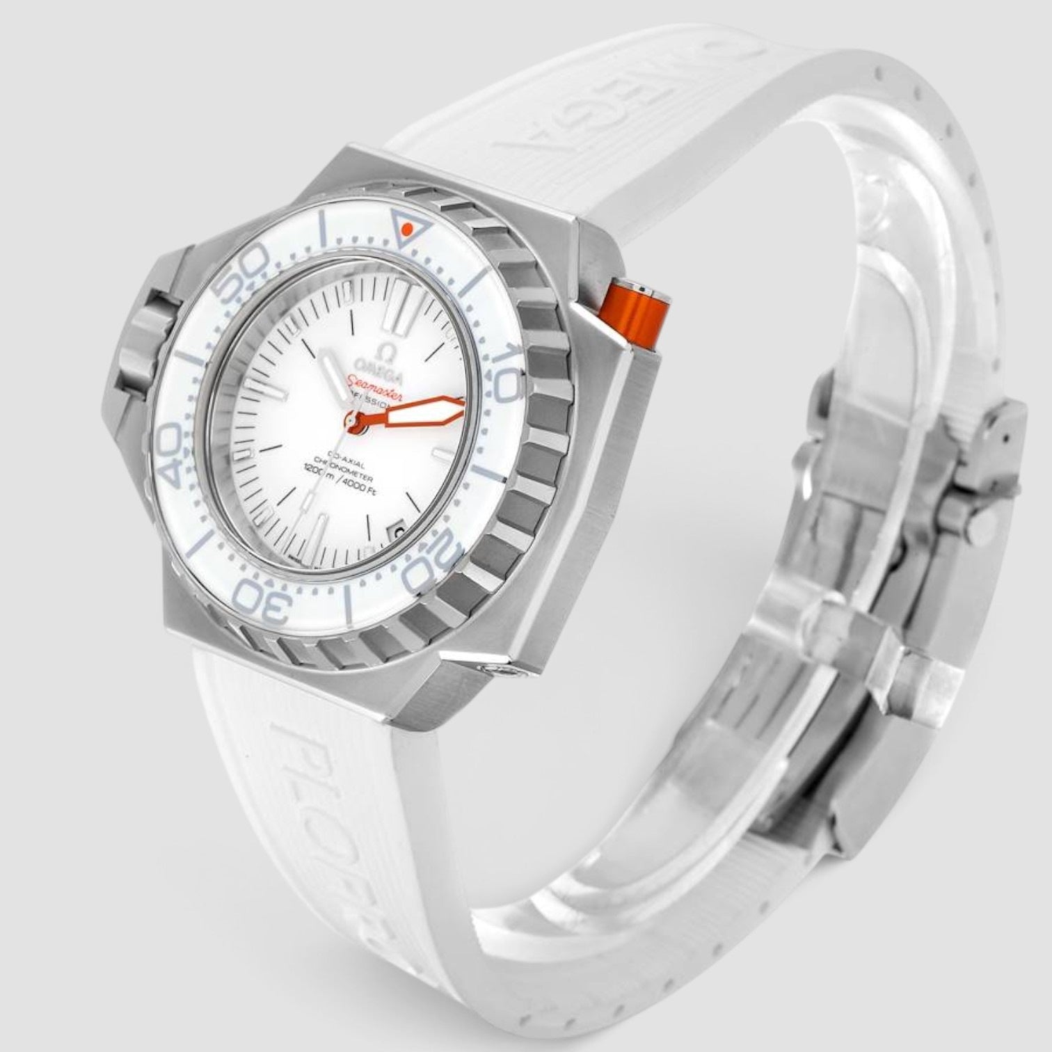 Seamaster Ploprof 1200M 55mm Steel White Dial