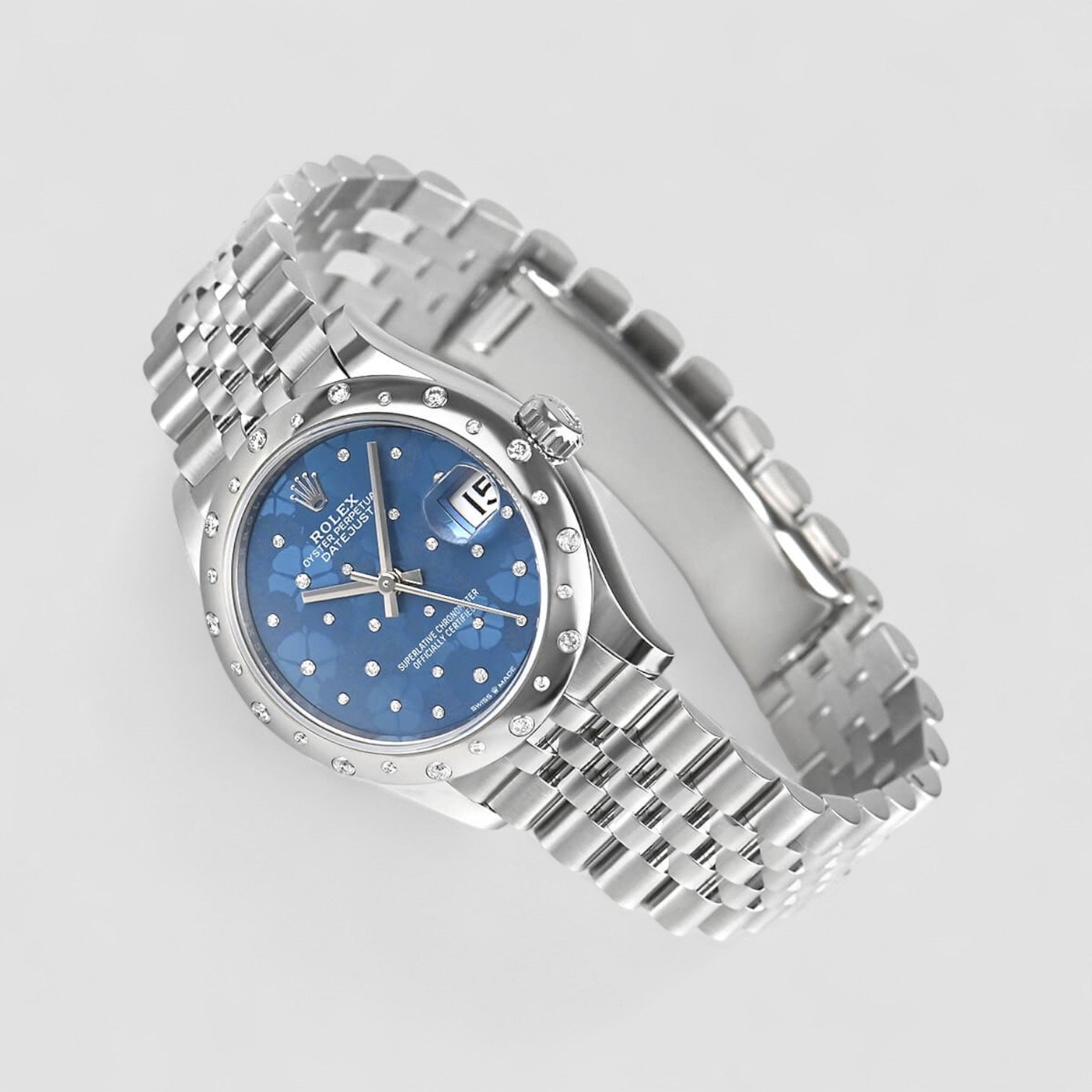 Datejust 31 Gold/Steel with Blue Dial