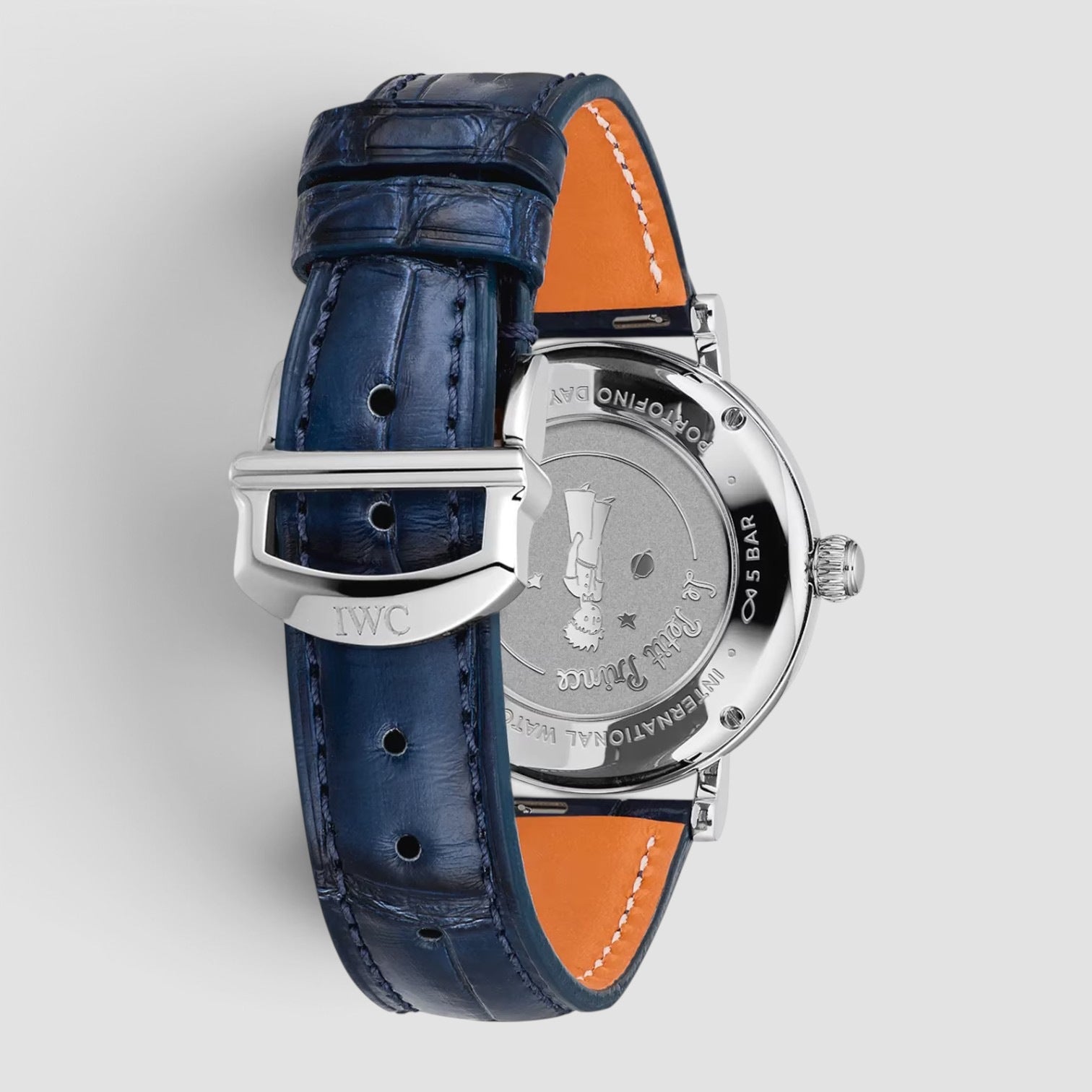 Portofino Automatic Day & Night Le Petit Prince 34mm Ladies Watch Blue