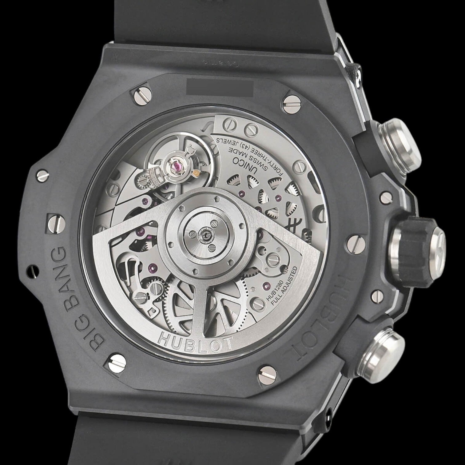Big Bang Unico Black Magic Chronograph Automatic Silver Dial Men's Watch