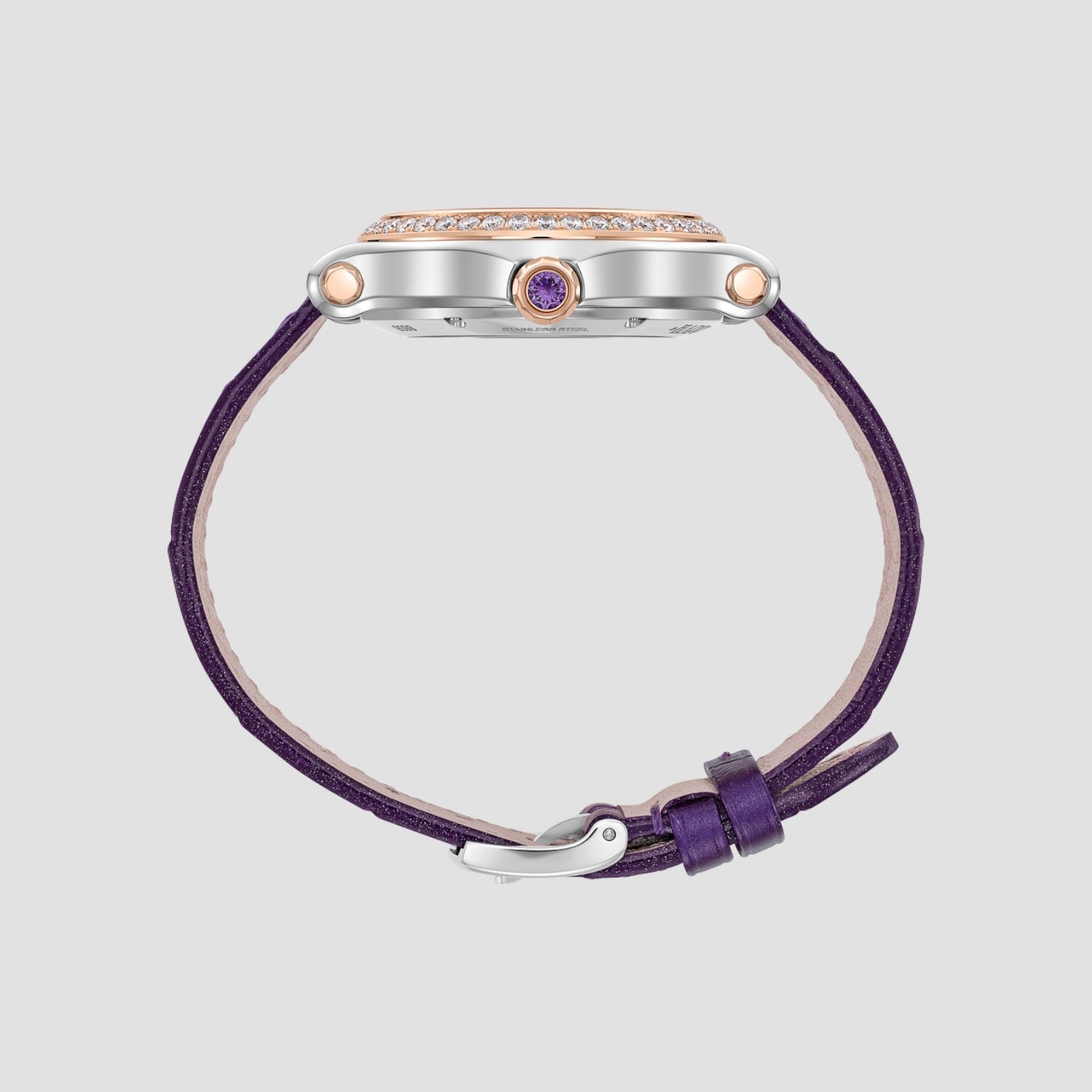 Happy Sport Diamonds 33 Steel/Rose Gold