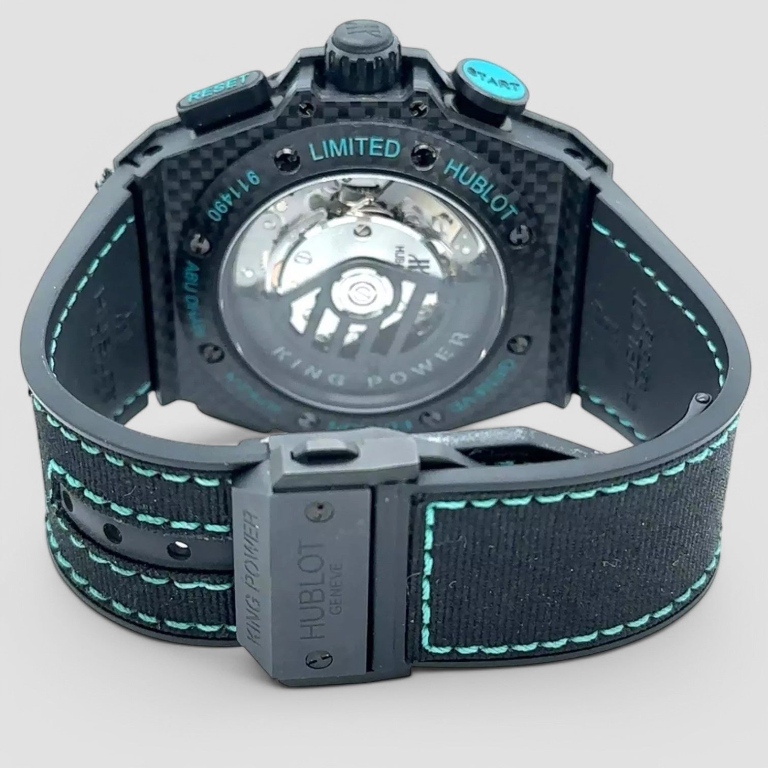 King Power F1 Abu Dhabi Edition CarbonFiber 48mm Men's Watch