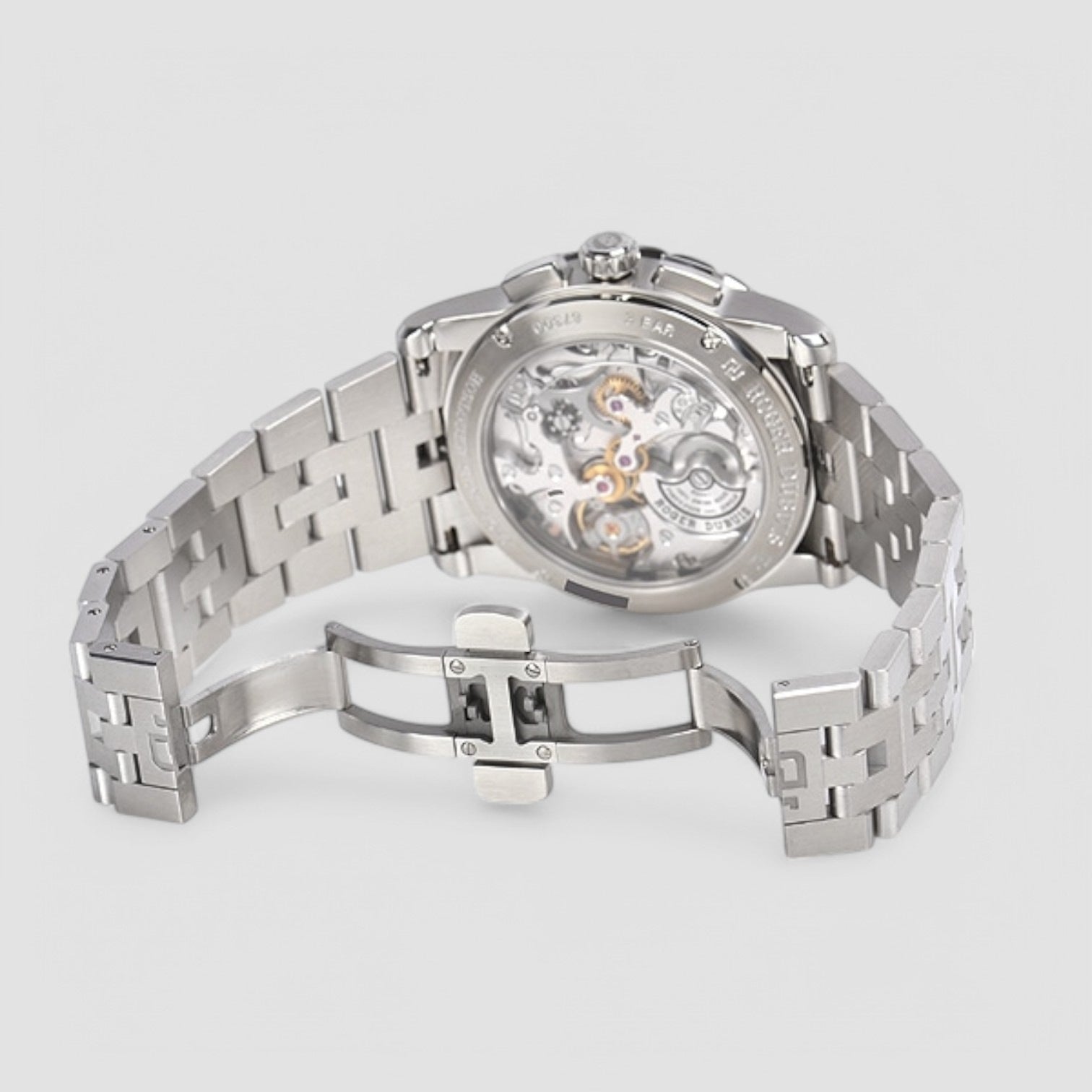 Excalibur 42 Steel / Silvered / Roman / Bracelet