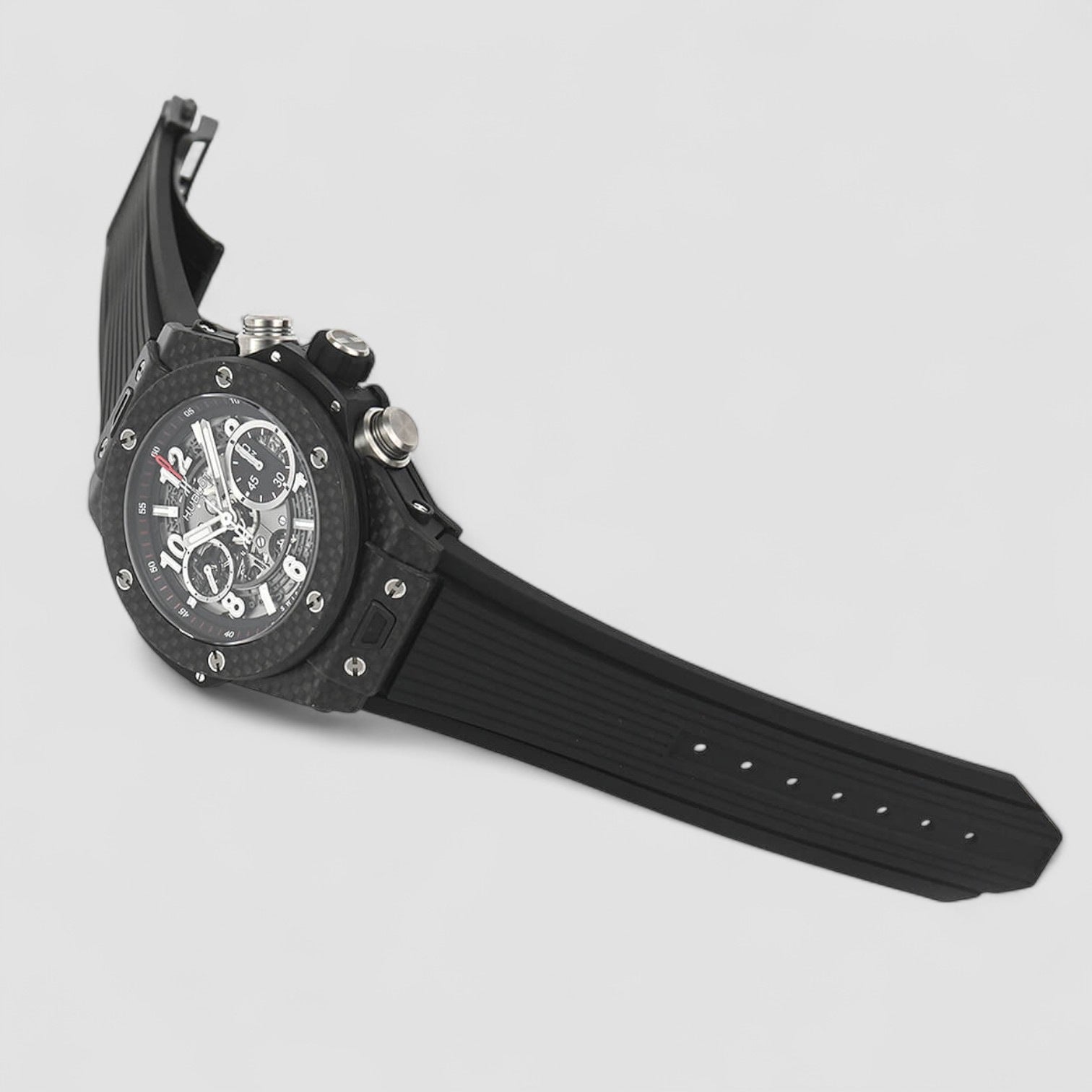 Big Bang Unico Carbon Automatic Skeletal Dial Men's Watch
