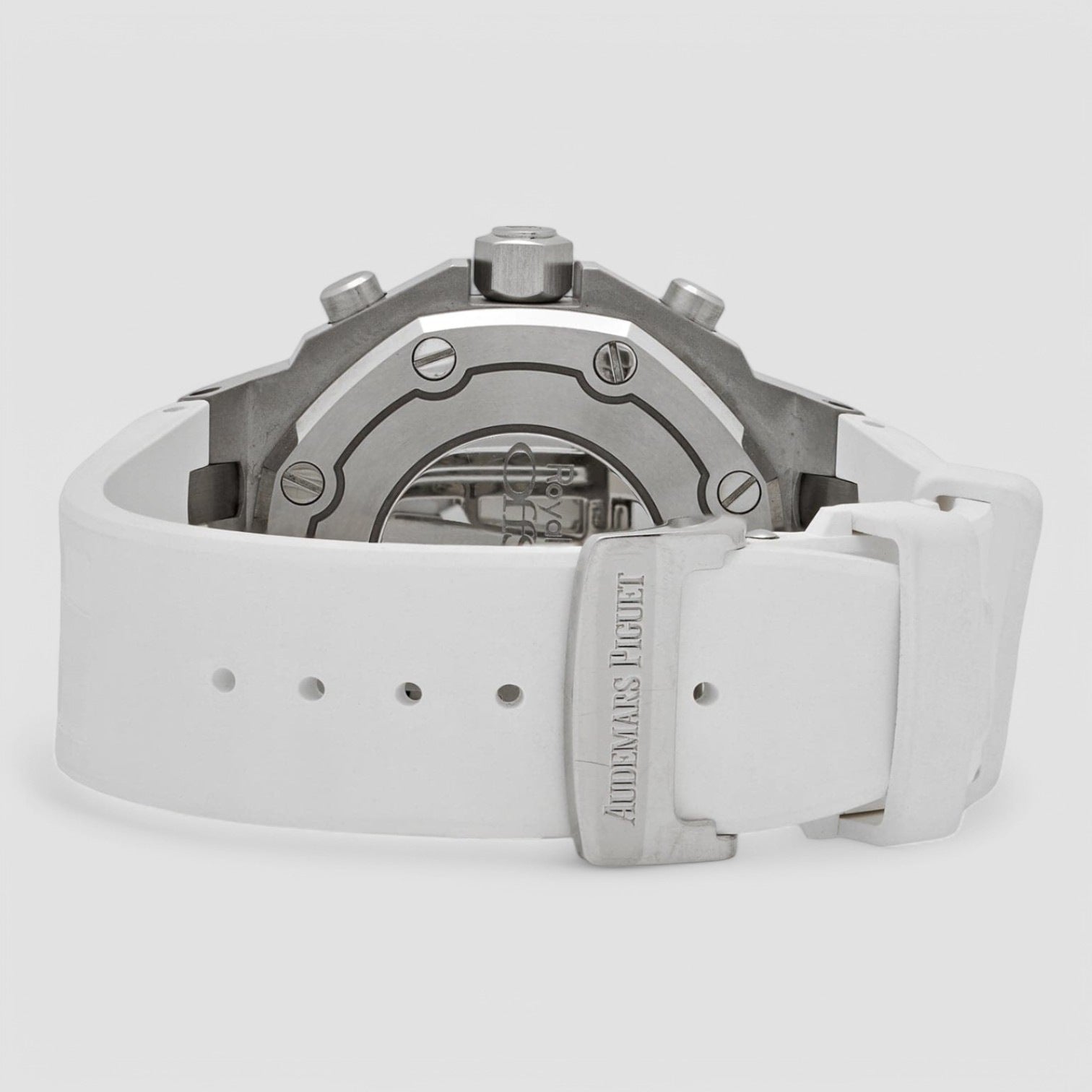 Royal Oak Offshore Stainless Steel Silver Dial Diamond Bezel