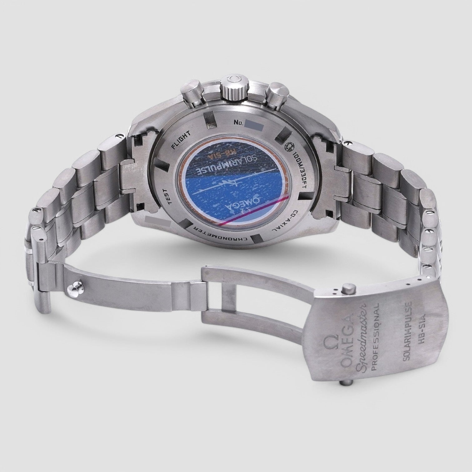 Speedmaster HB-SIA GMT Chronograph SOLAR IMPULSE Titanium / Carbon Fiber Description
