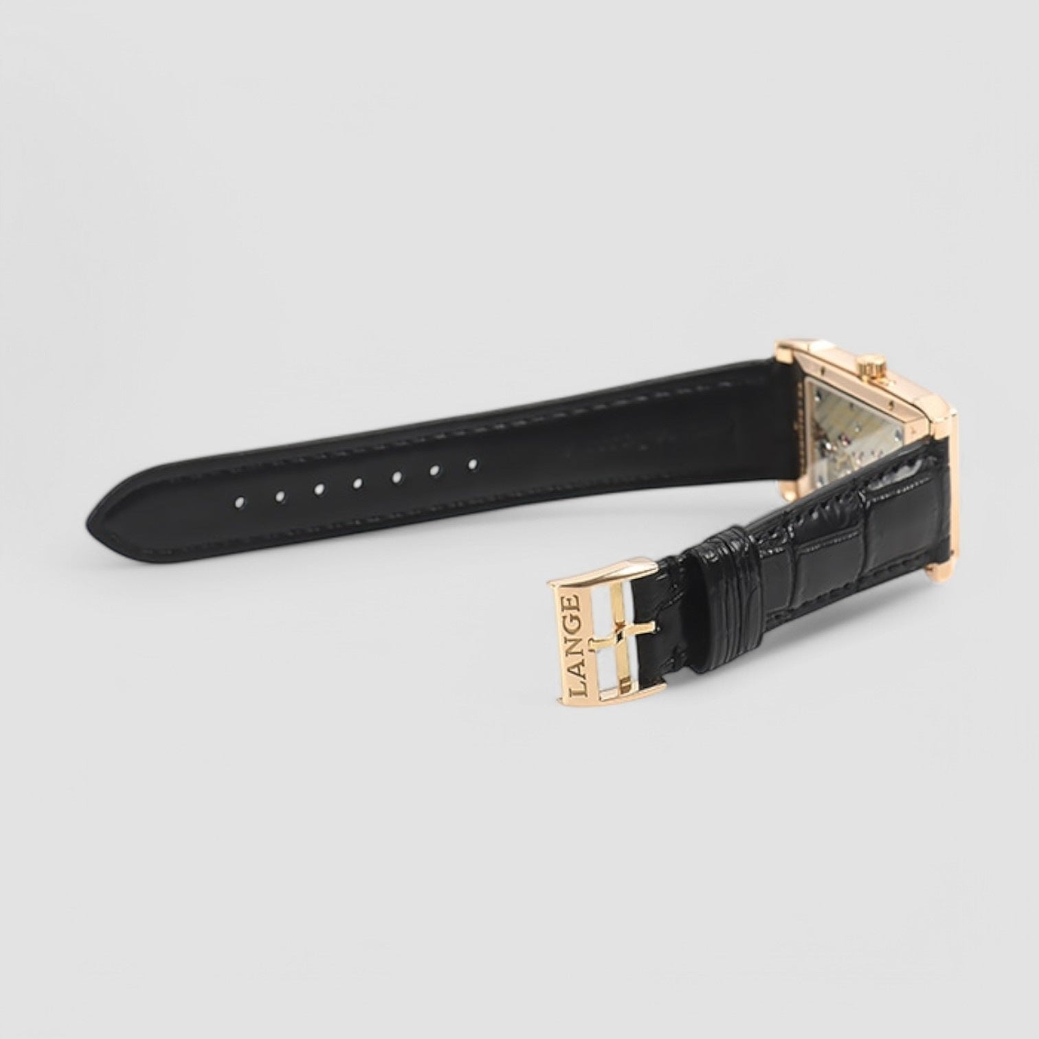 Cabaret 18K Rose Gold Black Dial RARE