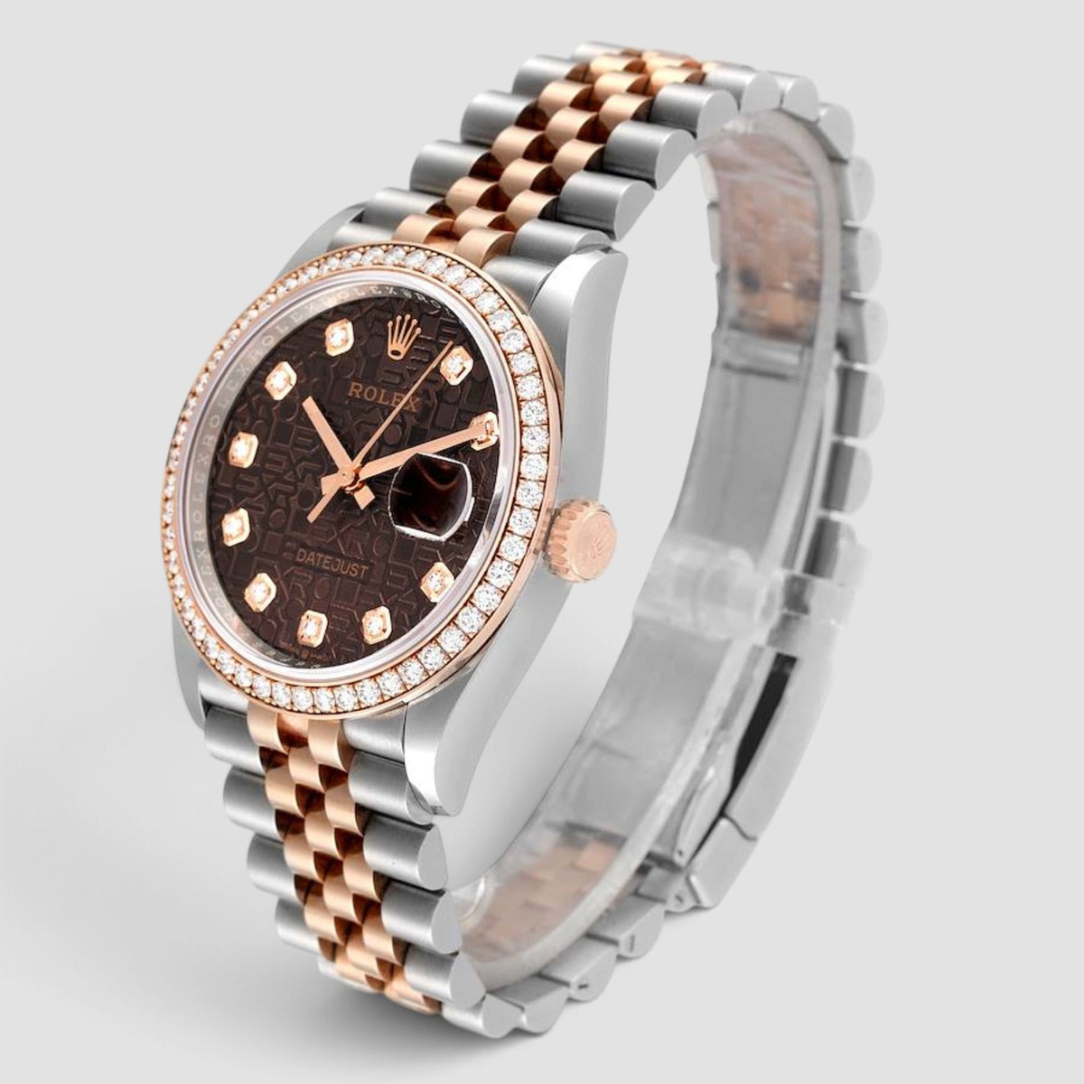 Datejust 36 Chocolate Computer Diamond Dial Jubilee