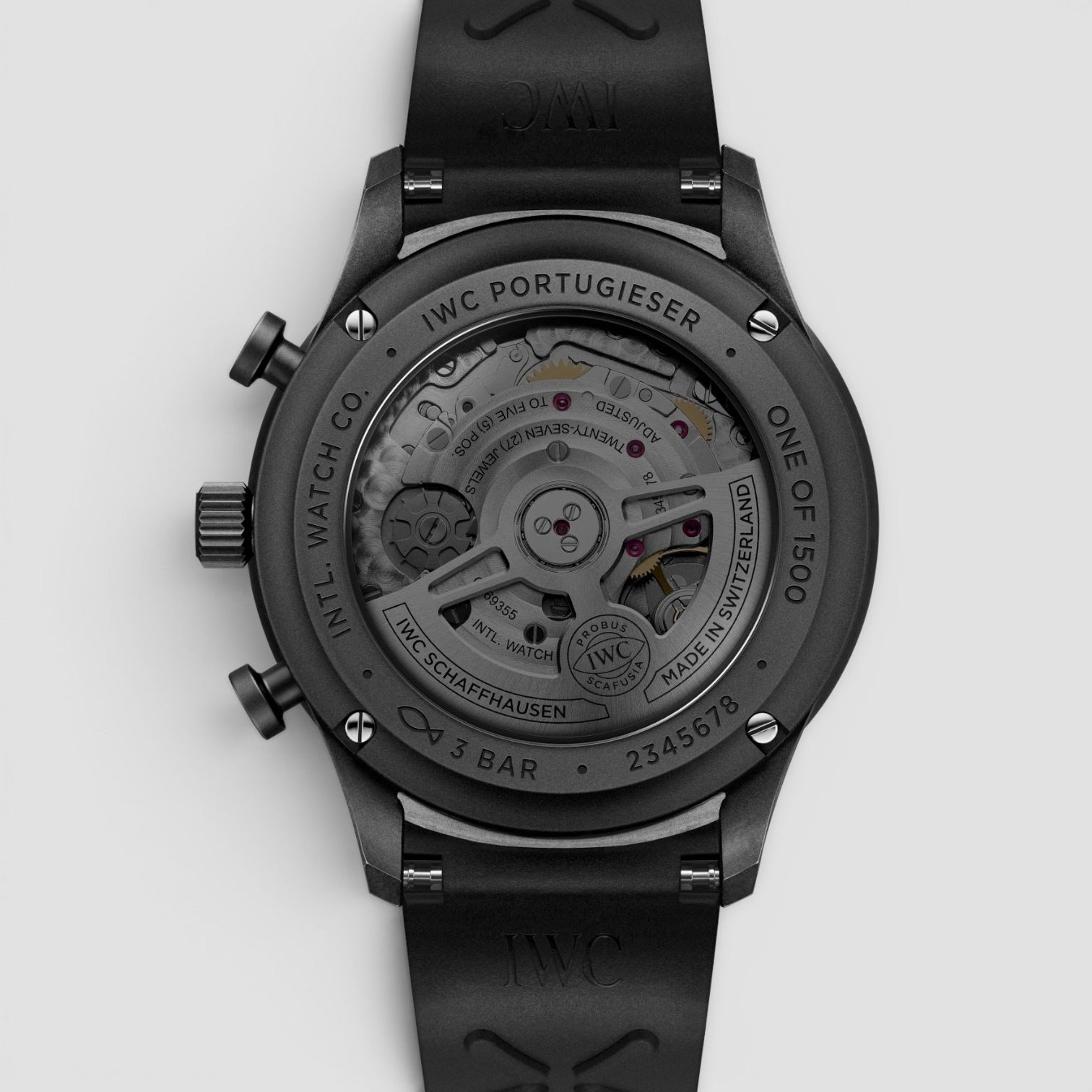 Portugieser Chronograph Ceratanium Watch 41mm Black Dial