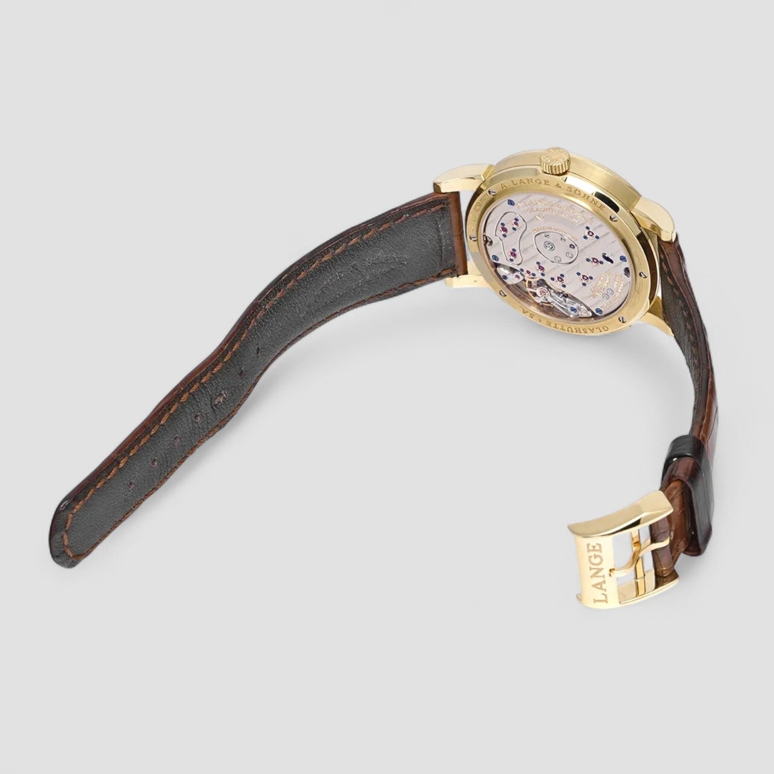 Lange 1 Yellow Gold Champagne Dial