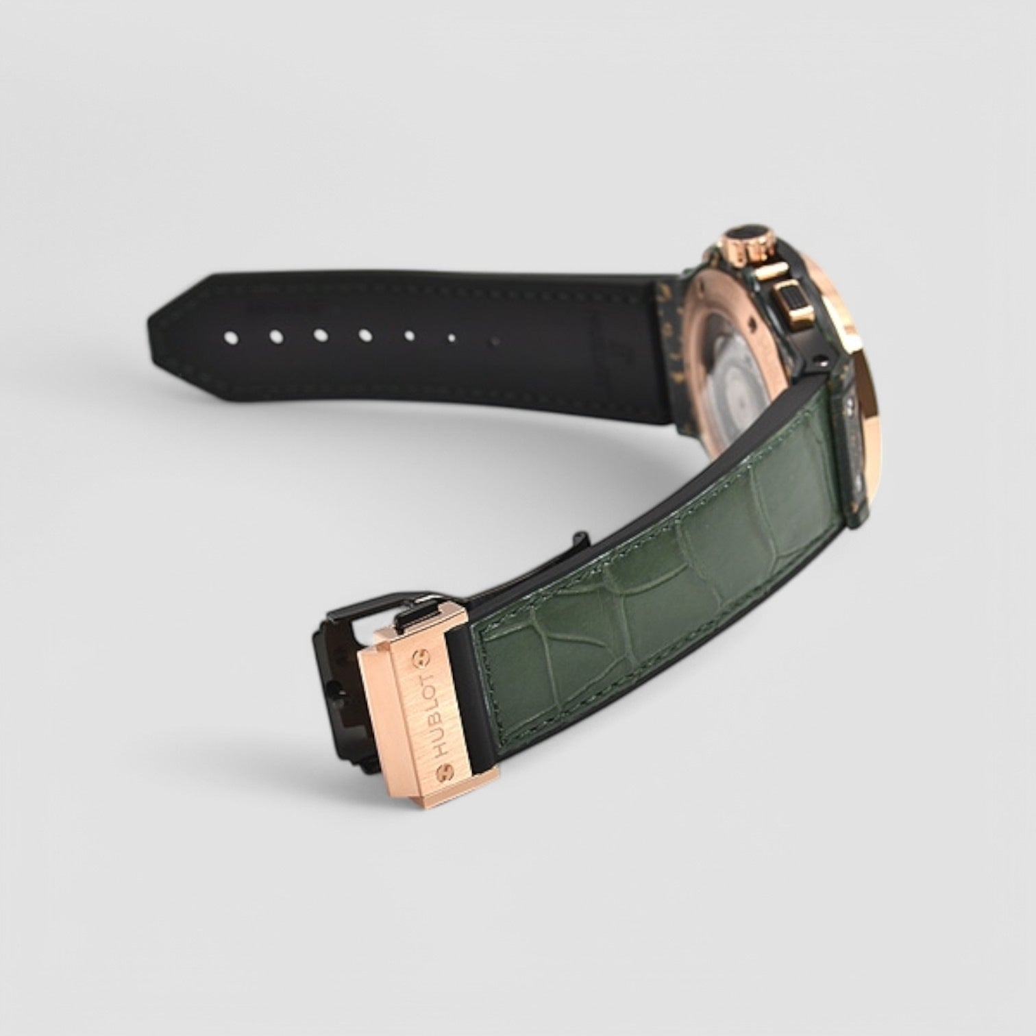 Big Bang Gold Linen Green Chronograph Automatic Watch