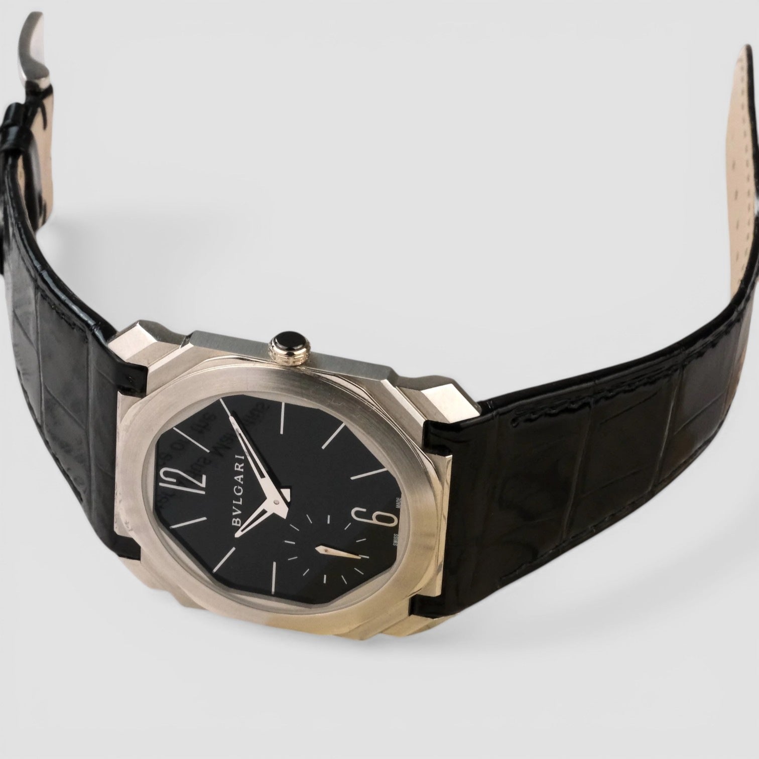 Dial Extra Thin Men's Watch Octo Finissimo Black