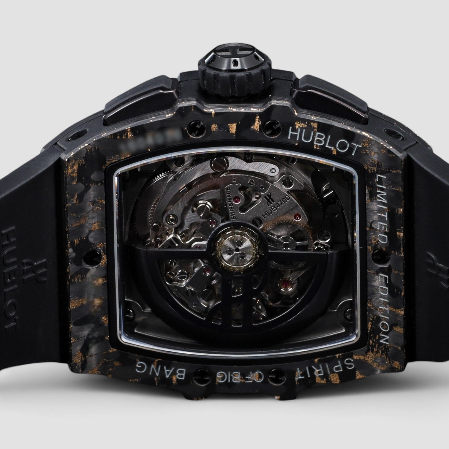 Spirit Of Big Bang Carbon Gold Tiger 42mm Mens Watch