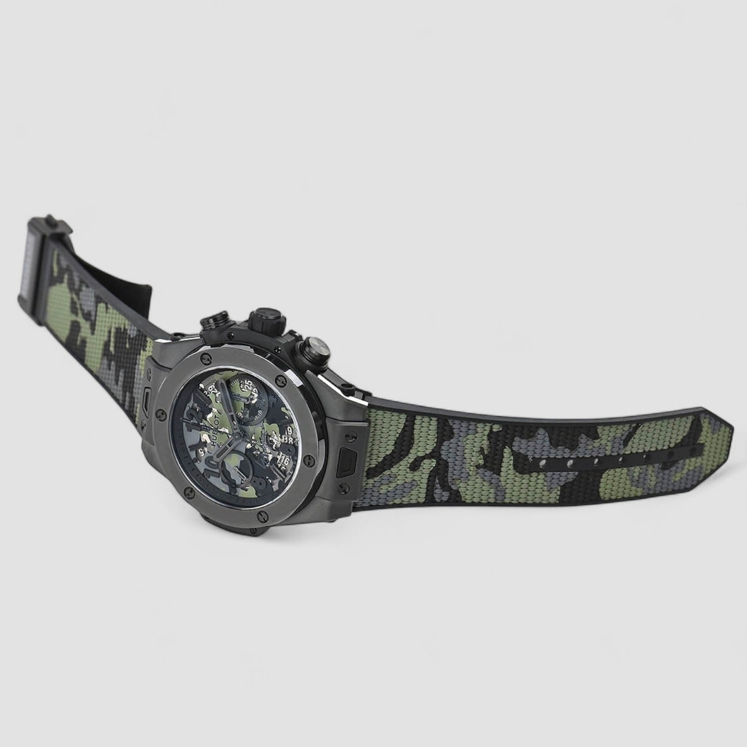 Big Bang Camo Yohji Yamamoto Chronograph Automatic Green Dial Men's Watch