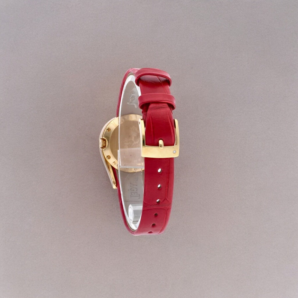 Limelight Silver Dial Diamond Satin Strap