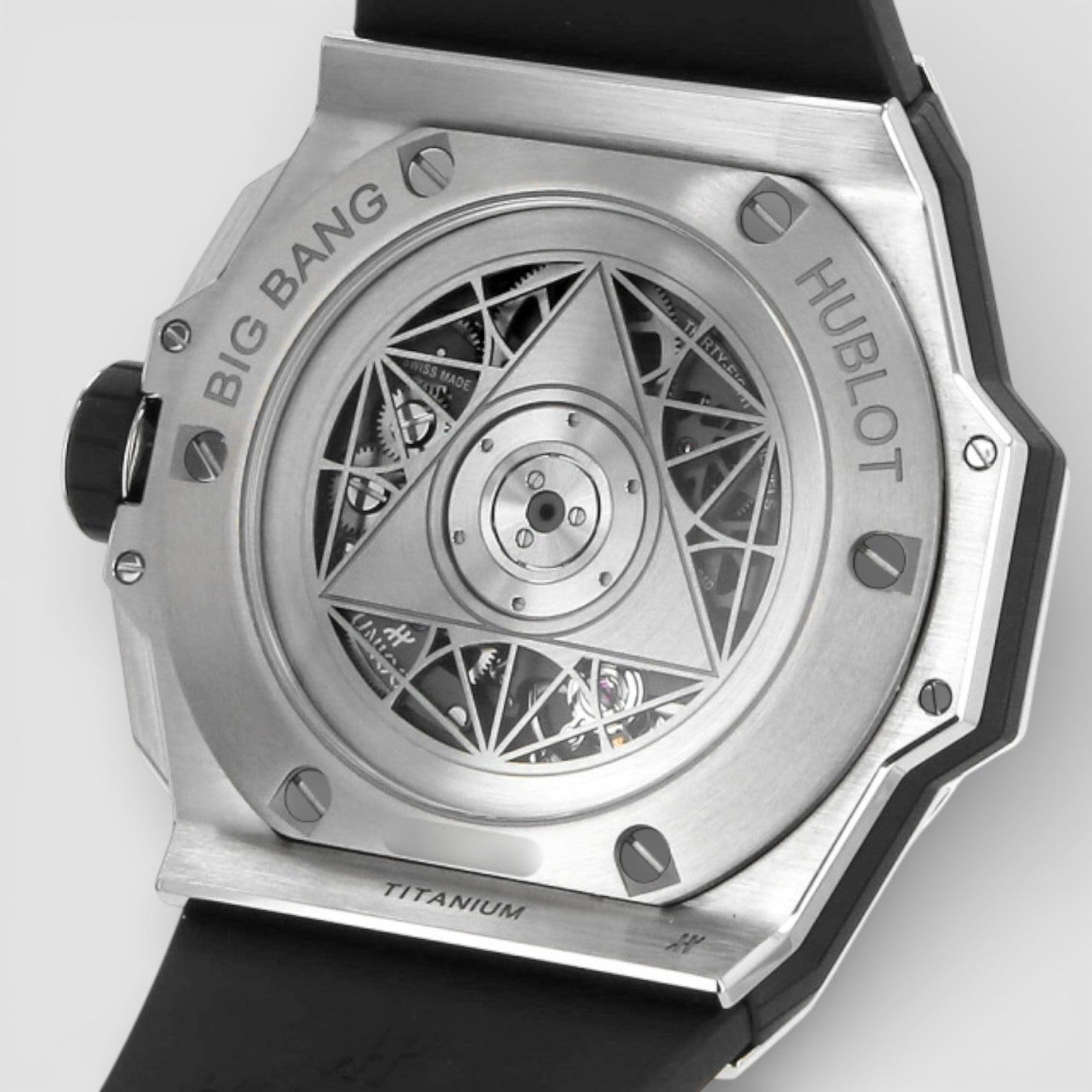 Big Bang Unico Sang Bleu Ii White Pave 45mm