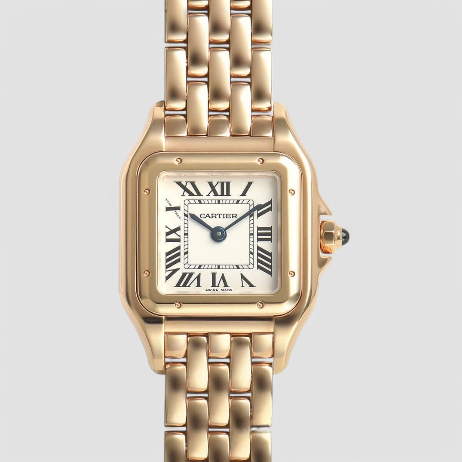 Panthere de Cartier Small Quartz Rose Gold Silver Dial