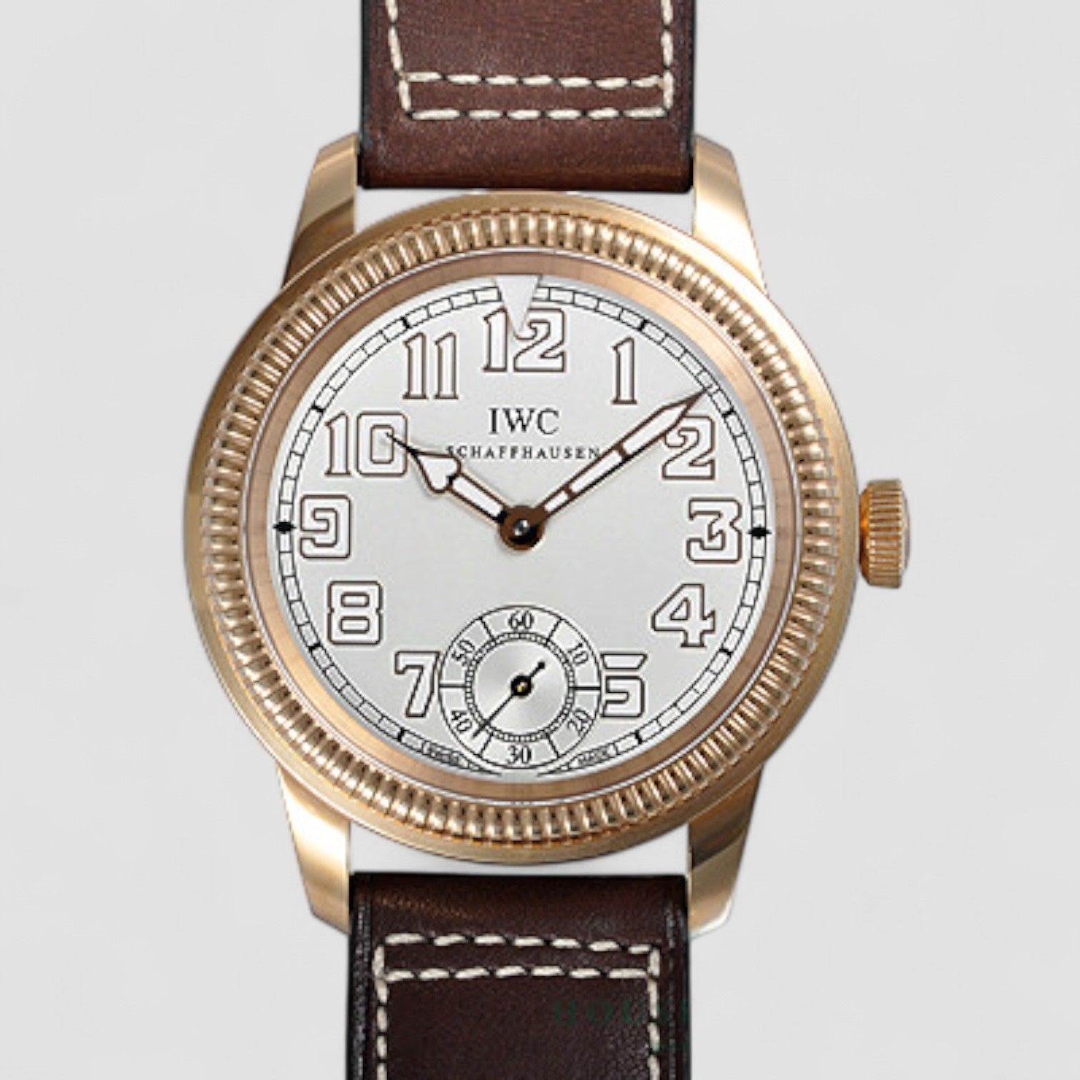 Vintage Pilot's Hand Wound Rose Gold Manual