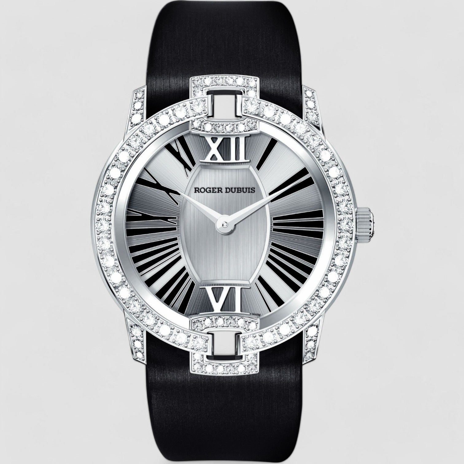 Velvet Automatic Diamond Silver Dial Ladies Watch
