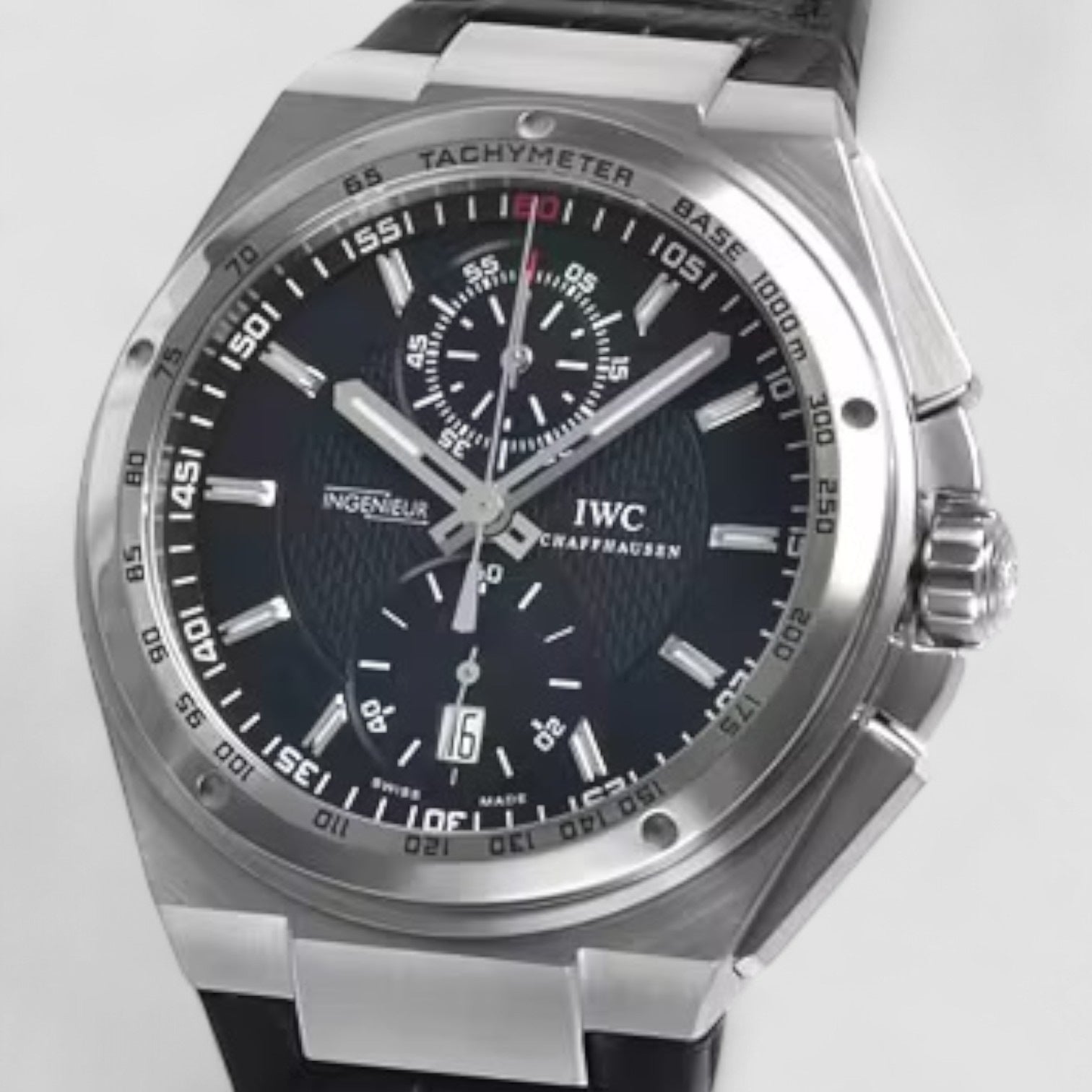 Big Ingenieur Chrono Chronograph Black Dial Men's Watch