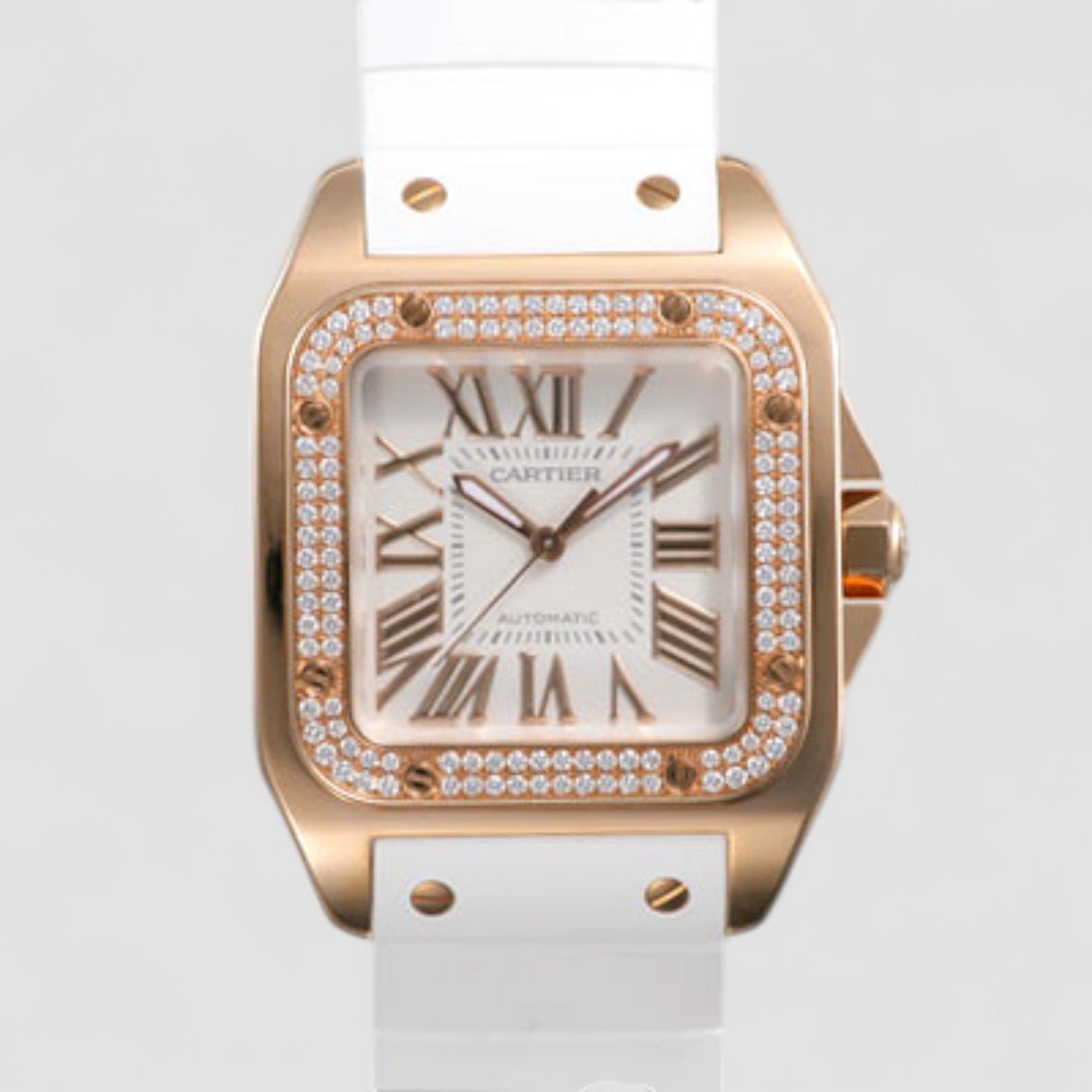 Santos 100 Diamond 33mm Unisex Watch