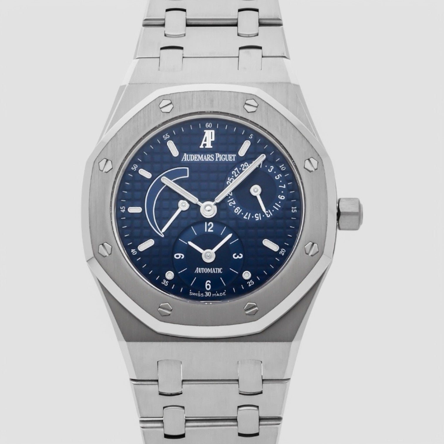 Royal Oak Dual Time Blue Dial AP SERVICED