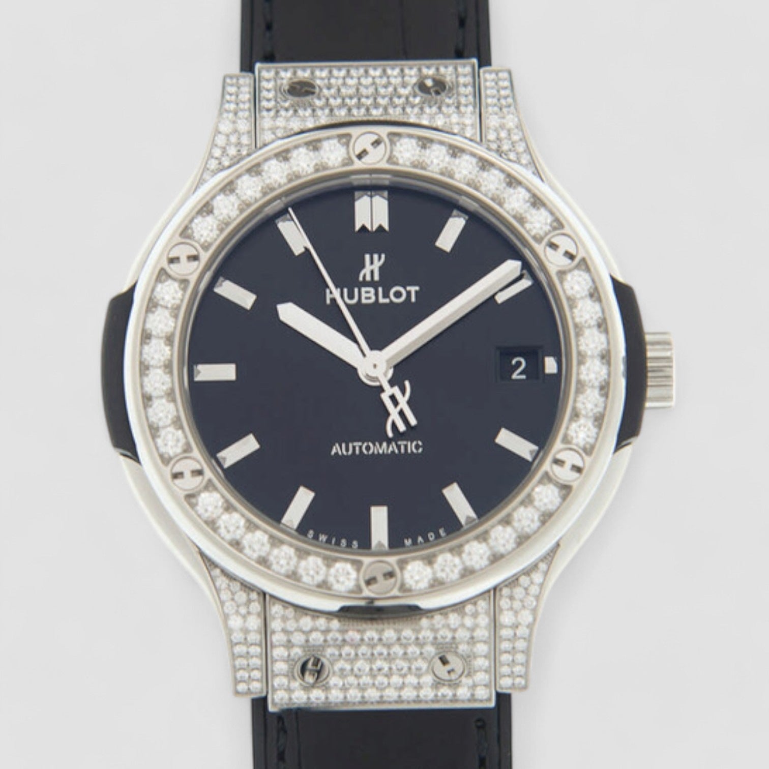 Classic Fusion Automatic Diamond Black Dial Men's Watch