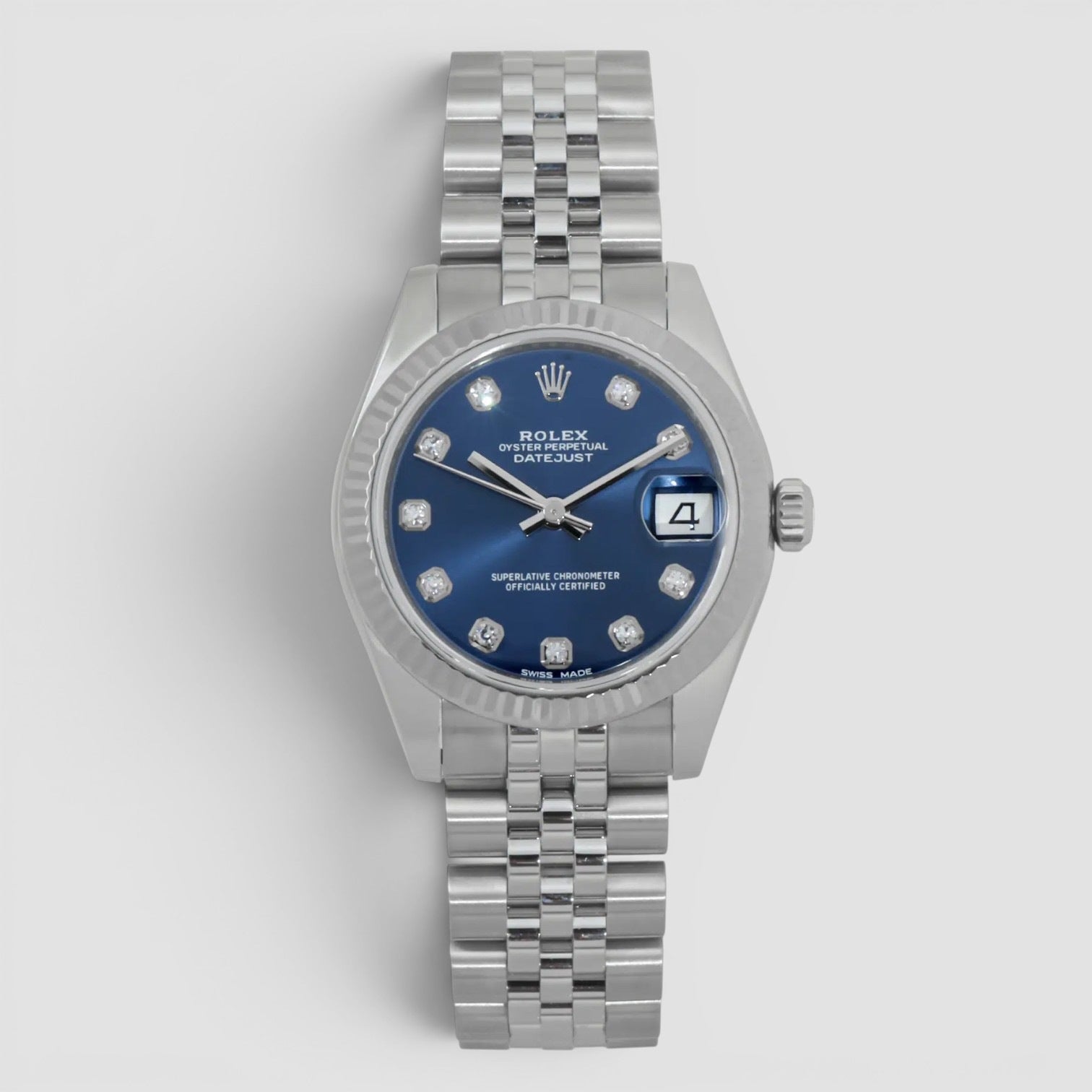 Datejust 31 Blue diamond dial jubilee