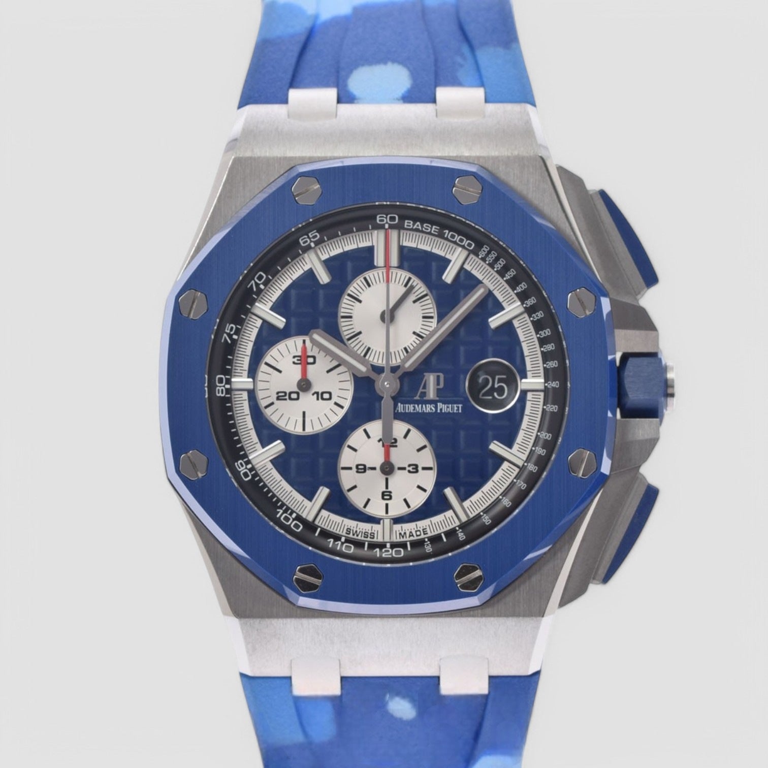 Royal Oak Offshore 44mm Camouflage Chronograph Blue Dial Men's Watch