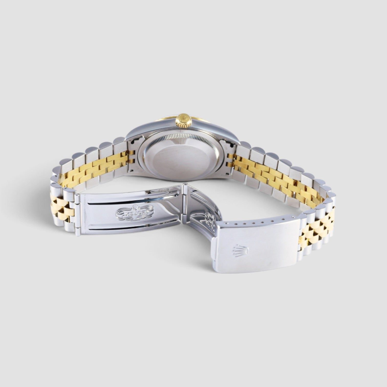 Datejust 36 Champagne Computer Diamond Dial 18K Yellow Gold & Steel